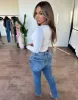 Riley High Rise Jeans (Medium) sold by OOTDFash