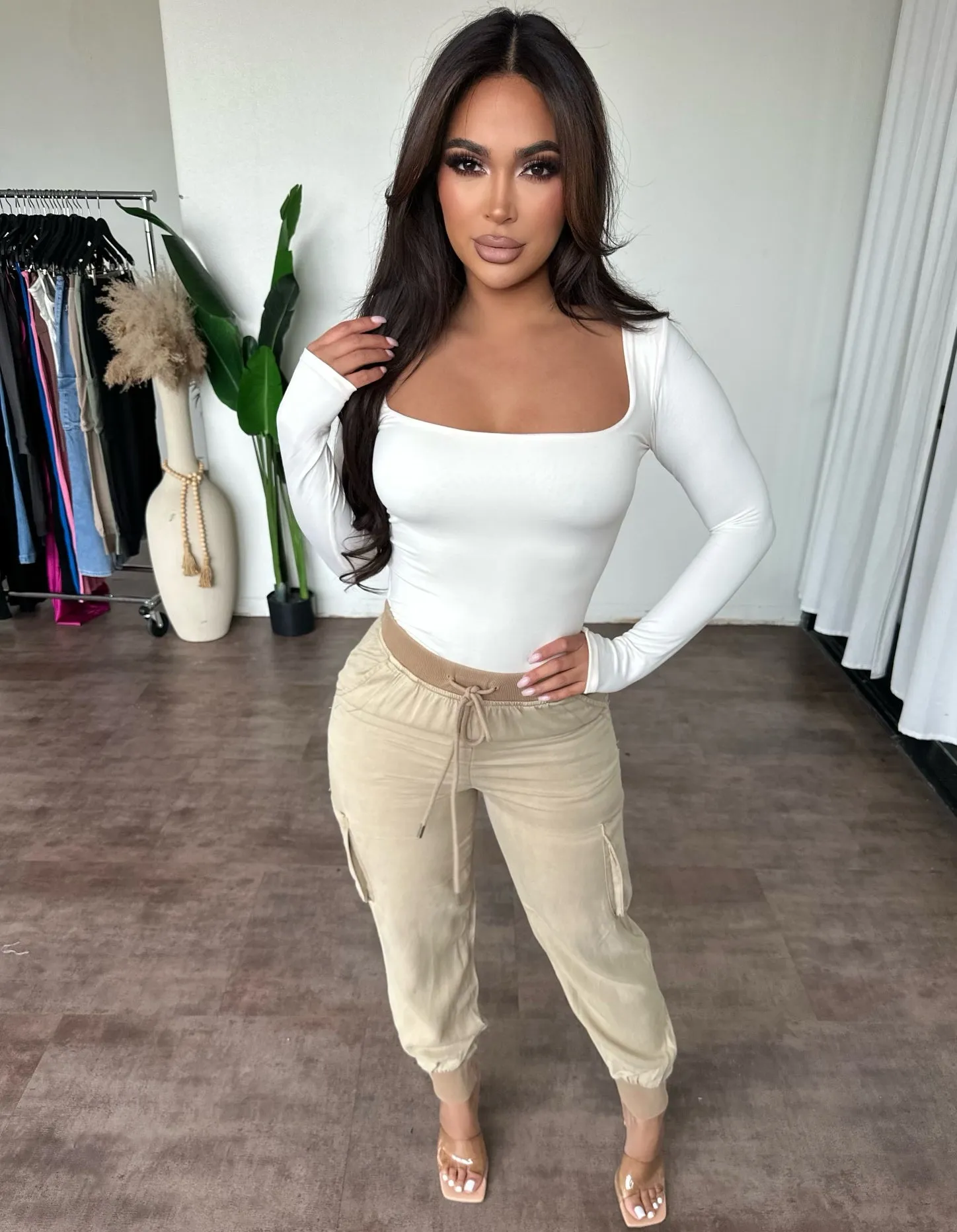 Aleah Joggers (Latte) sold by OOTDFash