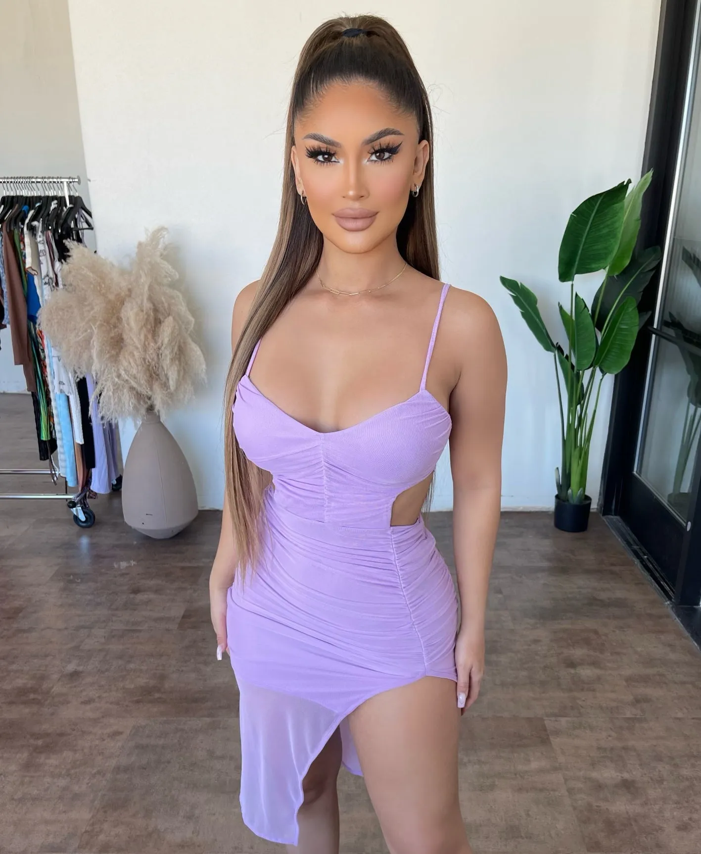 Azalea Dress (Lavender) sold by OOTDFash