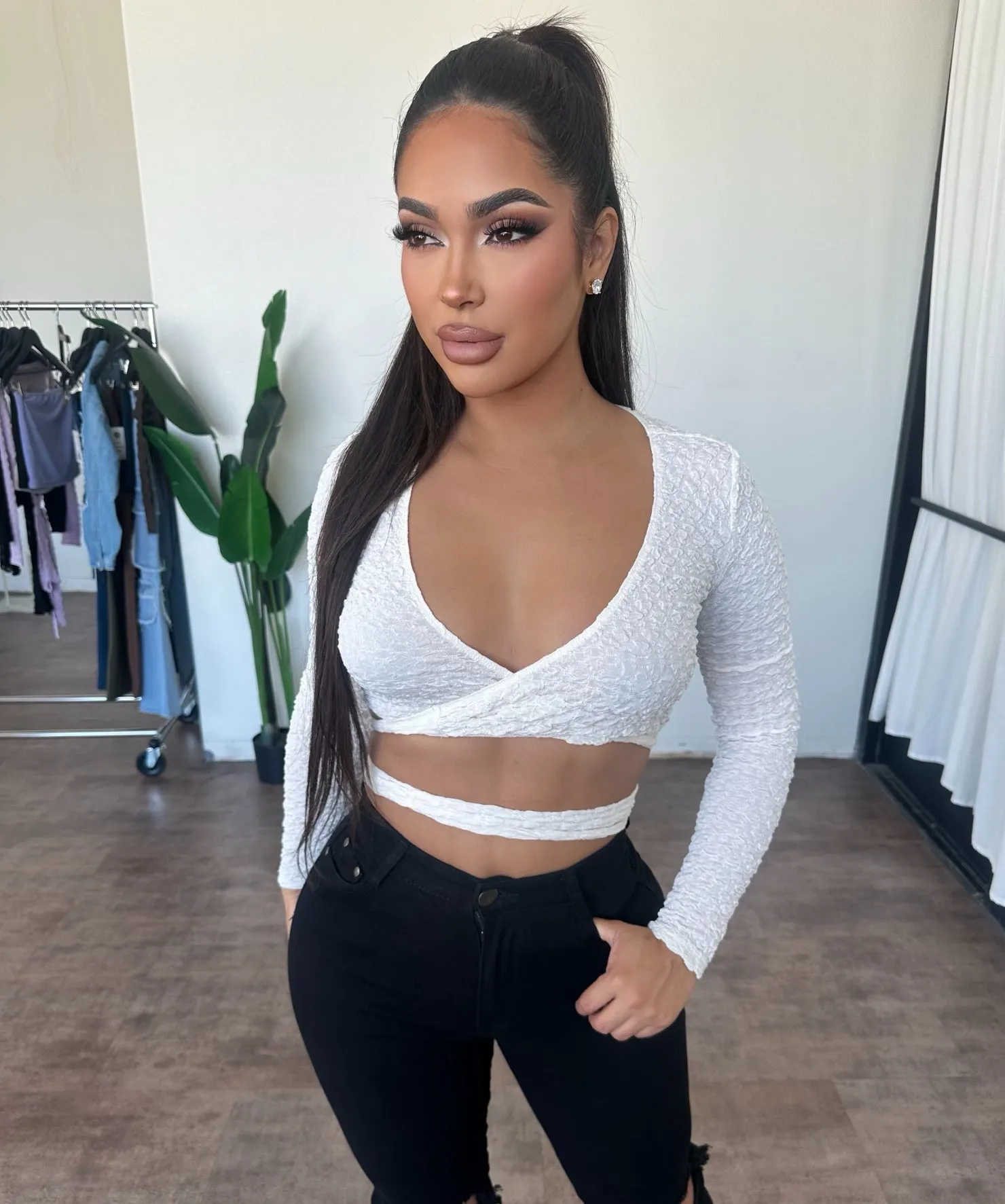 Derica Top (Cream) sold by OOTDFash