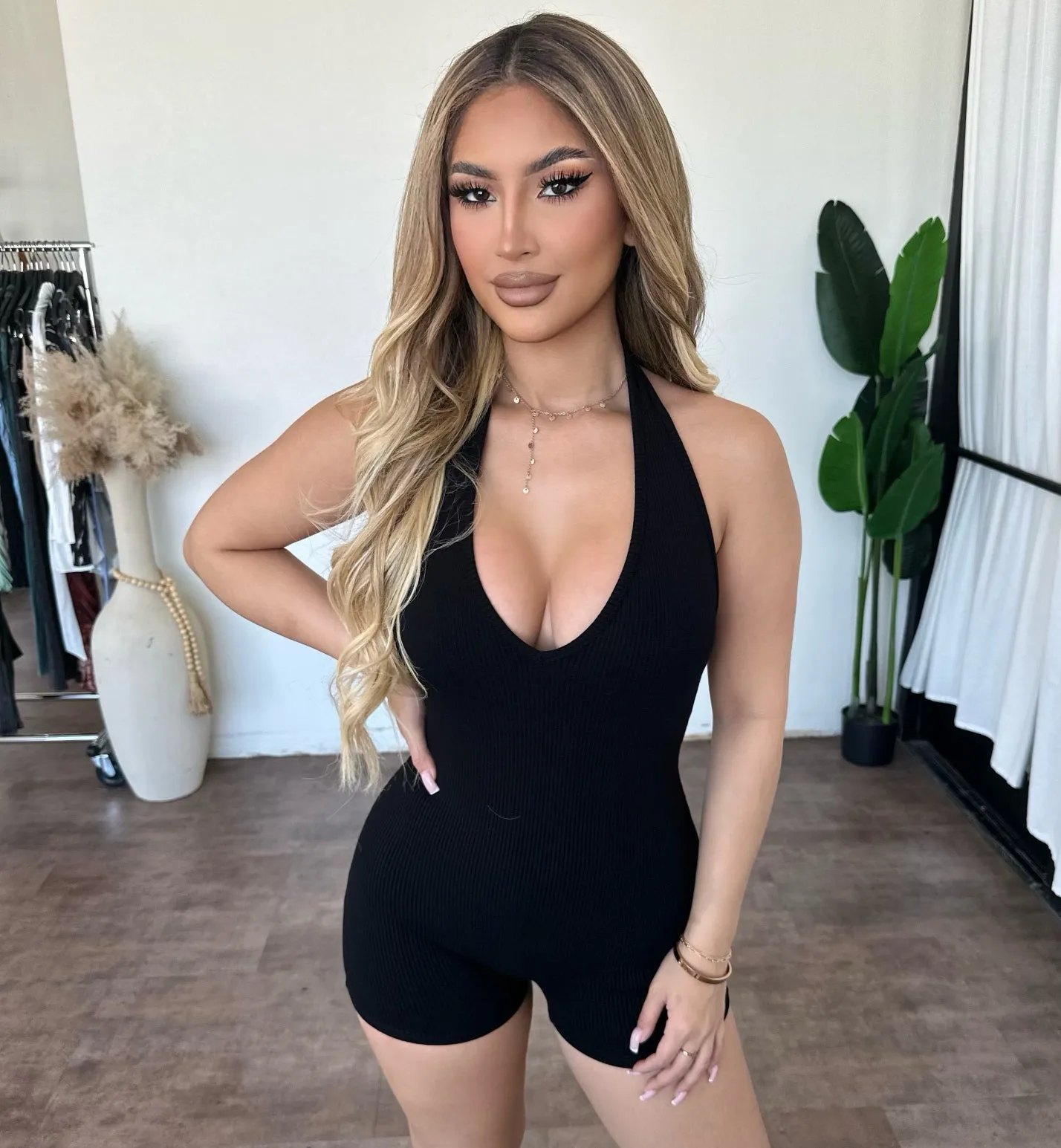 Elora Romper (Black) sold by OOTDFash