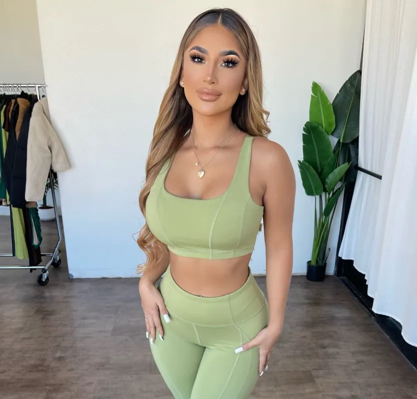 Susie Sports Bra(Green) sold by OOTDFash