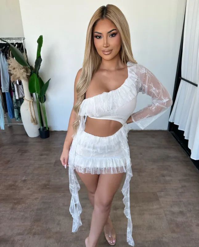 Raelynn Dress (Cream) sold by OOTDFash