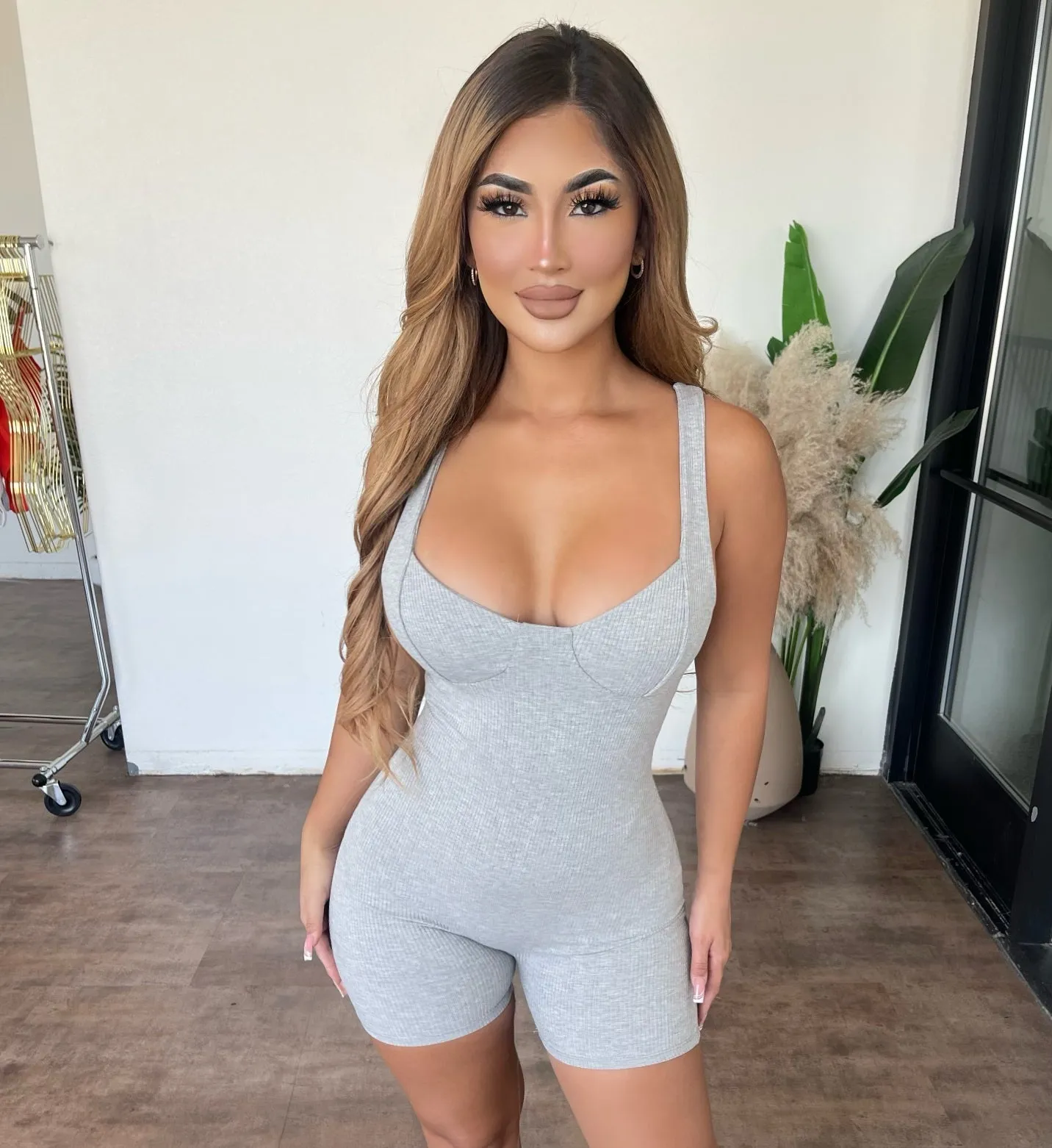 Rocio Jumpsuit(Grey) sold by OOTDFash