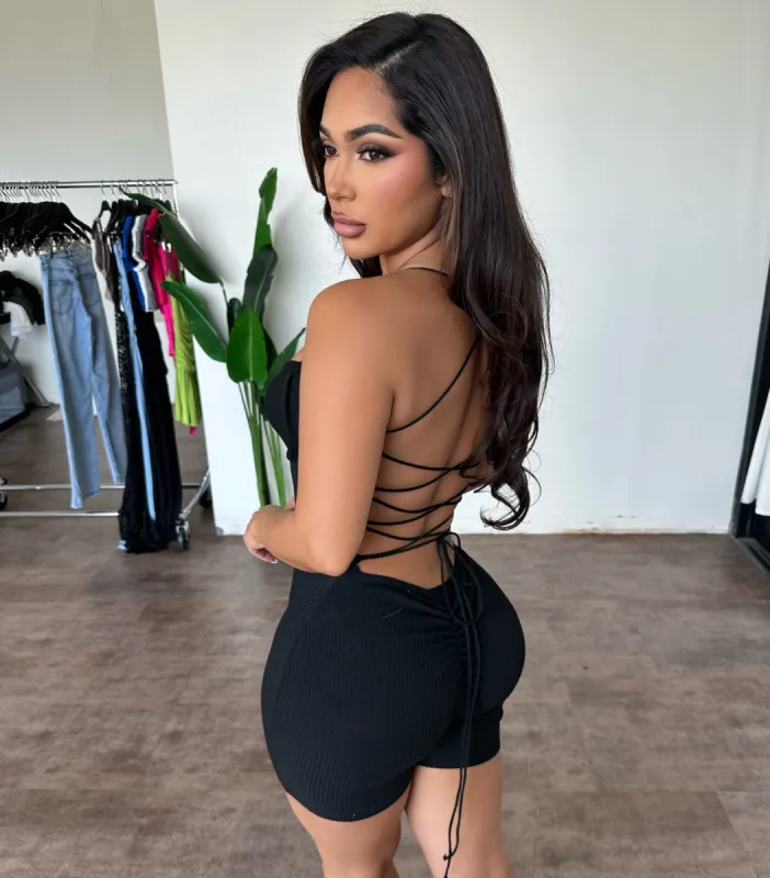 Serina Romper (Black) sold by OOTDFash