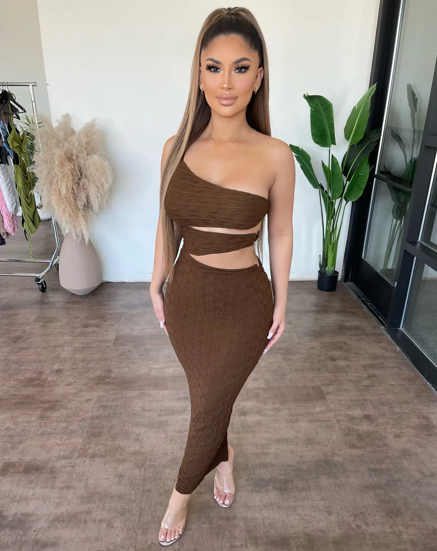 Alison Dress (Brown) sold by OOTDFash