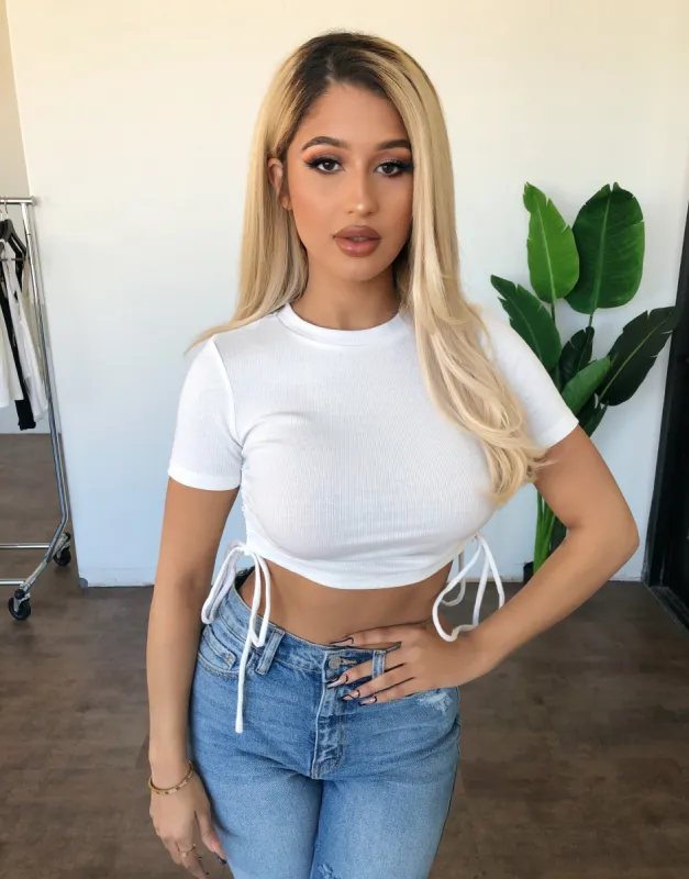 Helen Short Sleeve Top(Off White) sold by OOTDFash