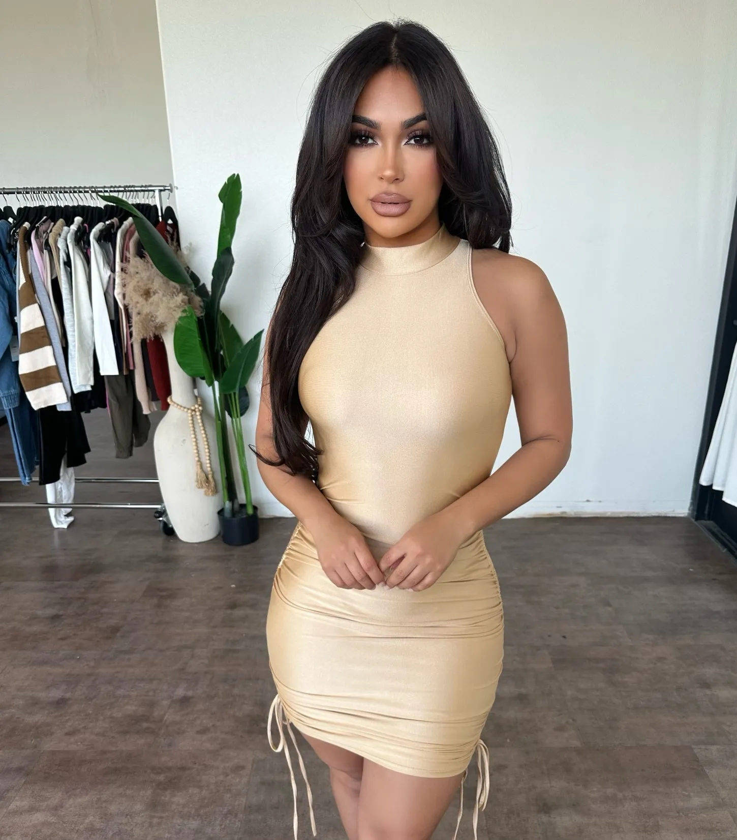 Everly Dress (Gold) sold by OOTDFash product image thumbnail 2