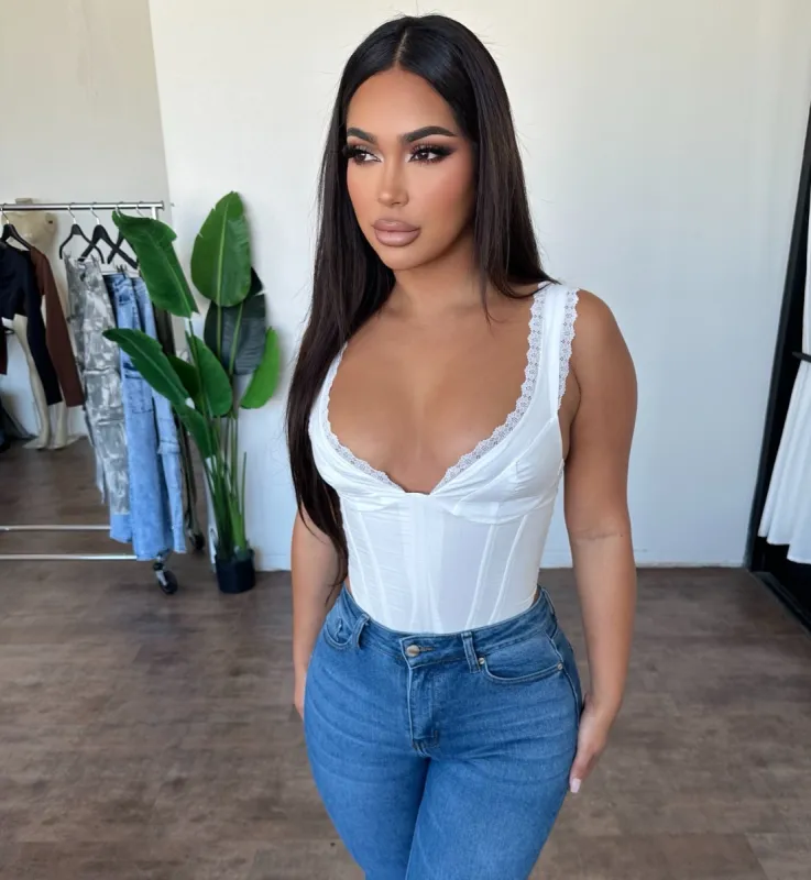 Eden Corset Top(Ivory) sold by OOTDFash