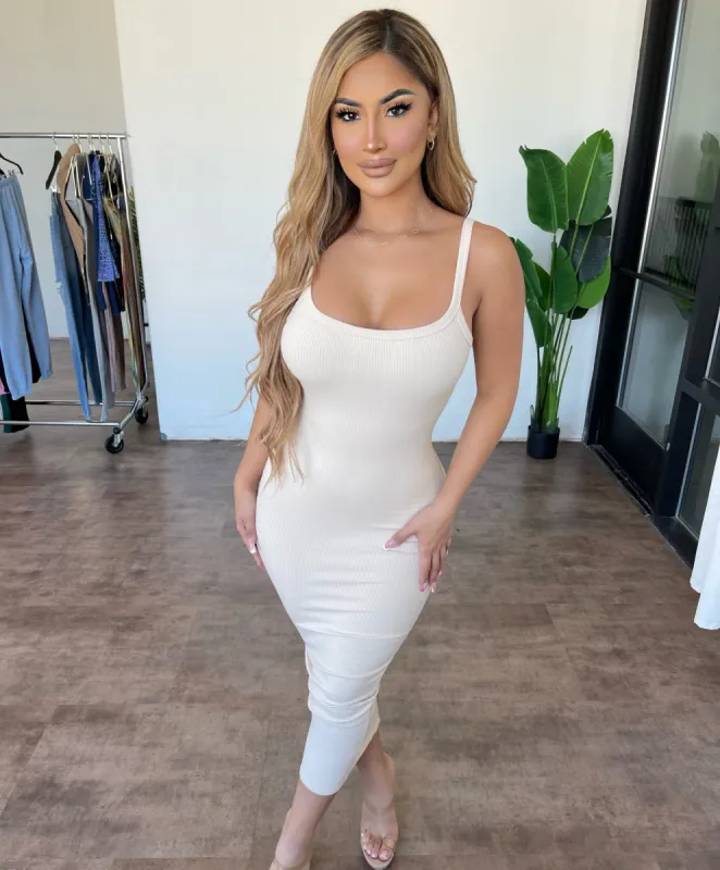 Evelin Dress(Cream) sold by OOTDFash