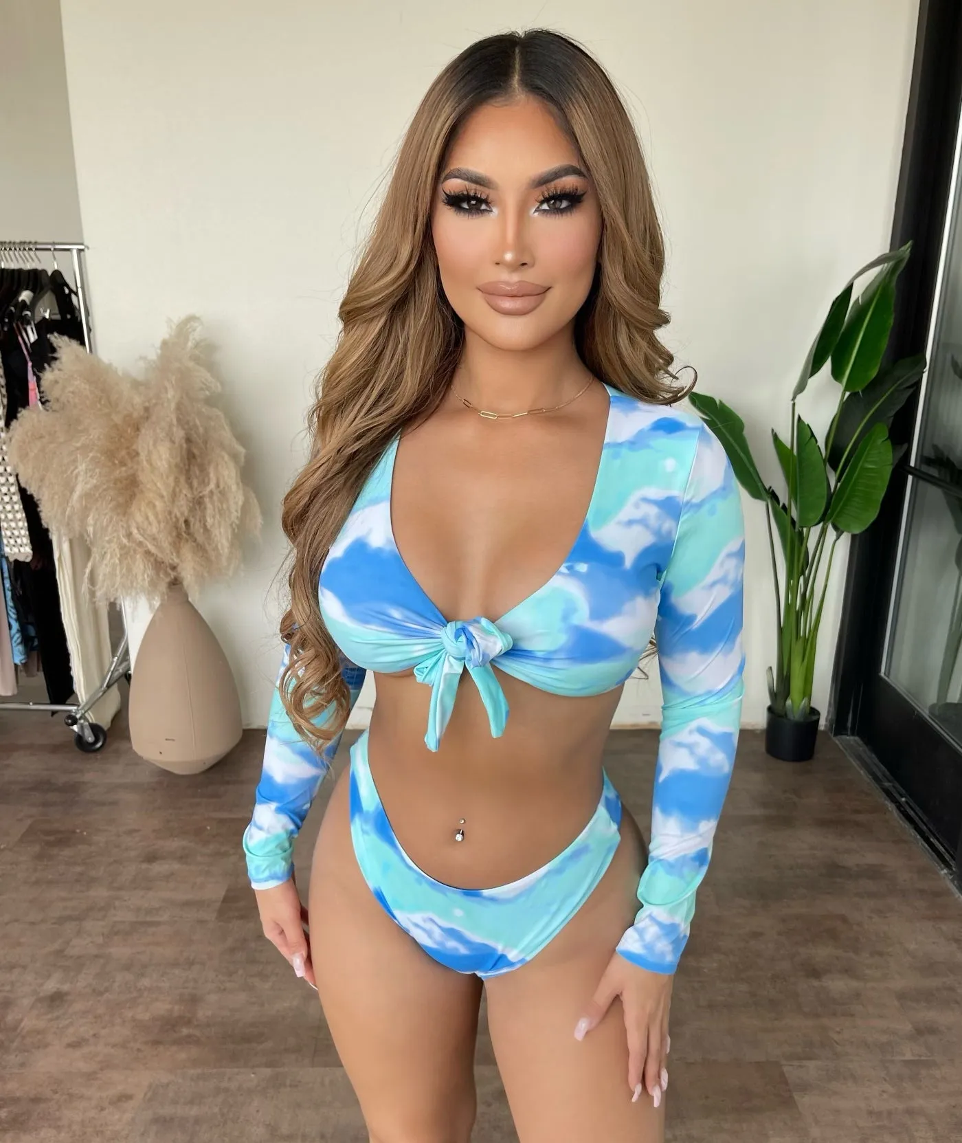 Sandy Bikini Set(Light Blue) sold by OOTDFash