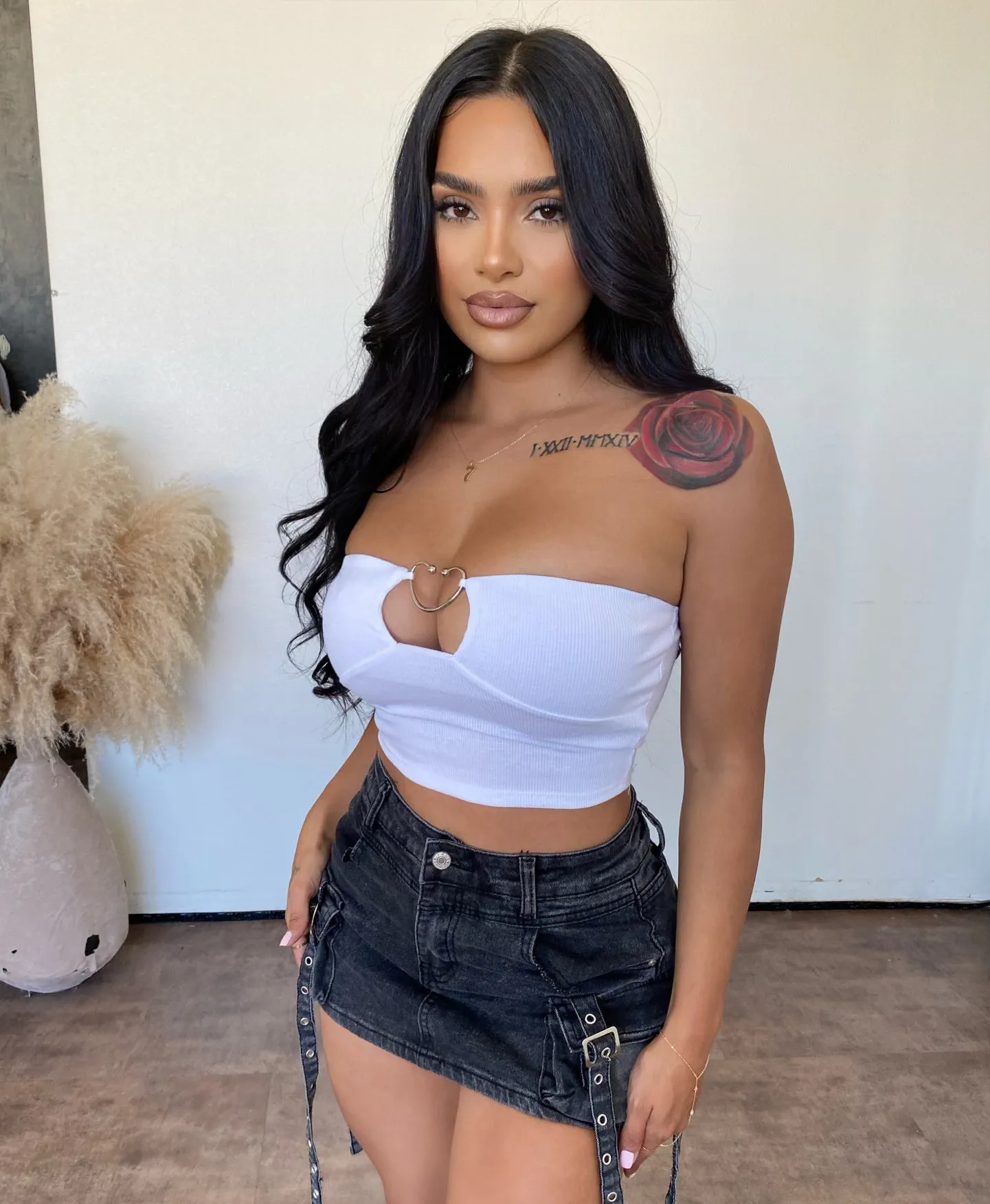 Veronica Tube Top (Ivory) sold by OOTDFash