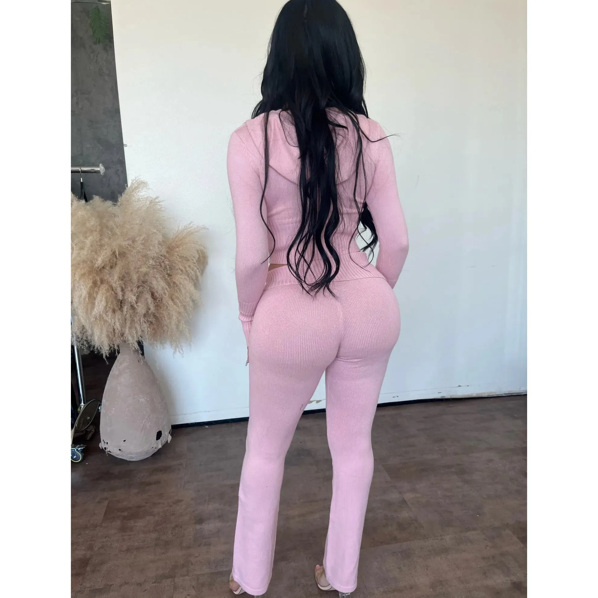 Cozee Two Piece Set (Blush) sold by OOTDFash product image thumbnail 2