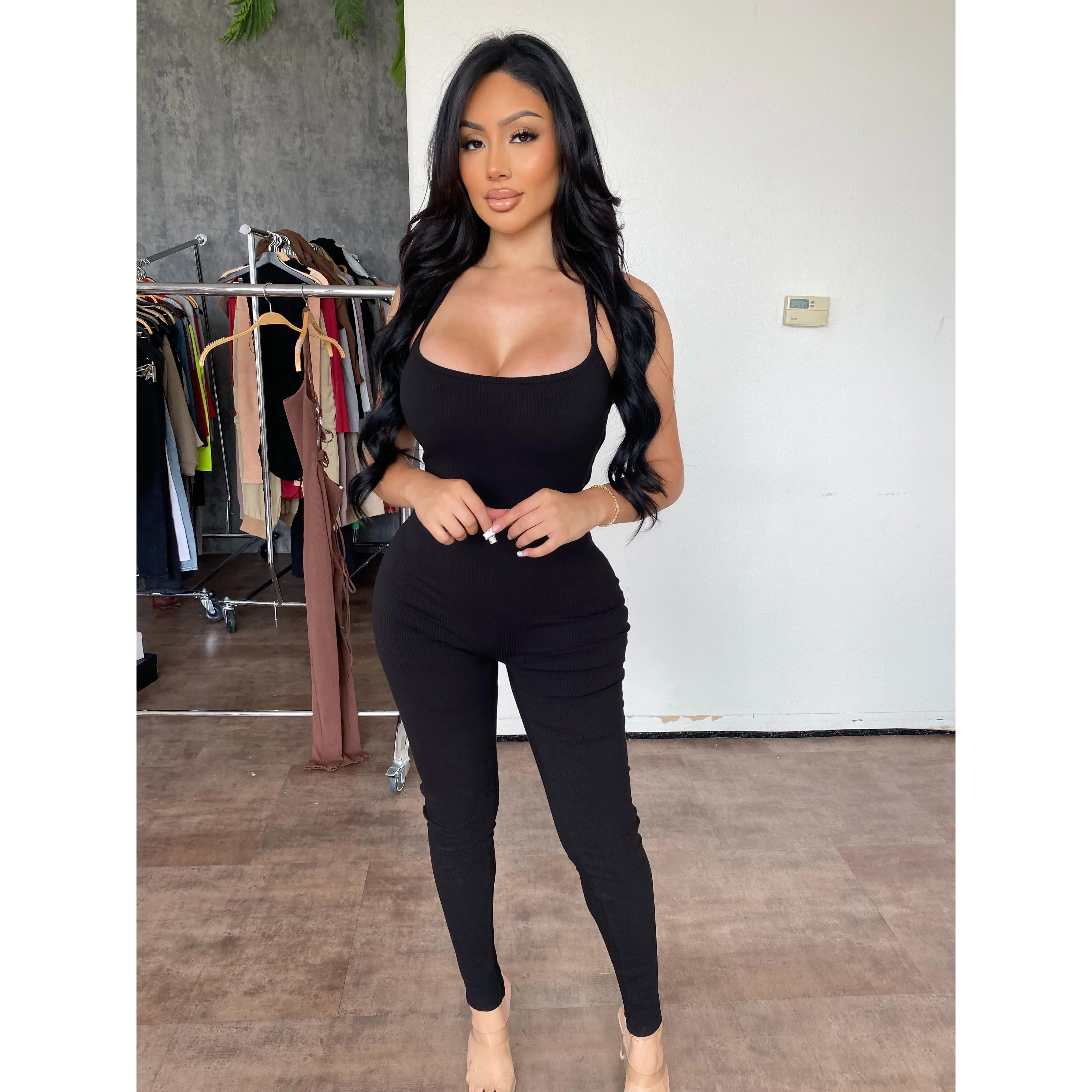 Norda Lace Jumpsuit (Black) sold by OOTDFash