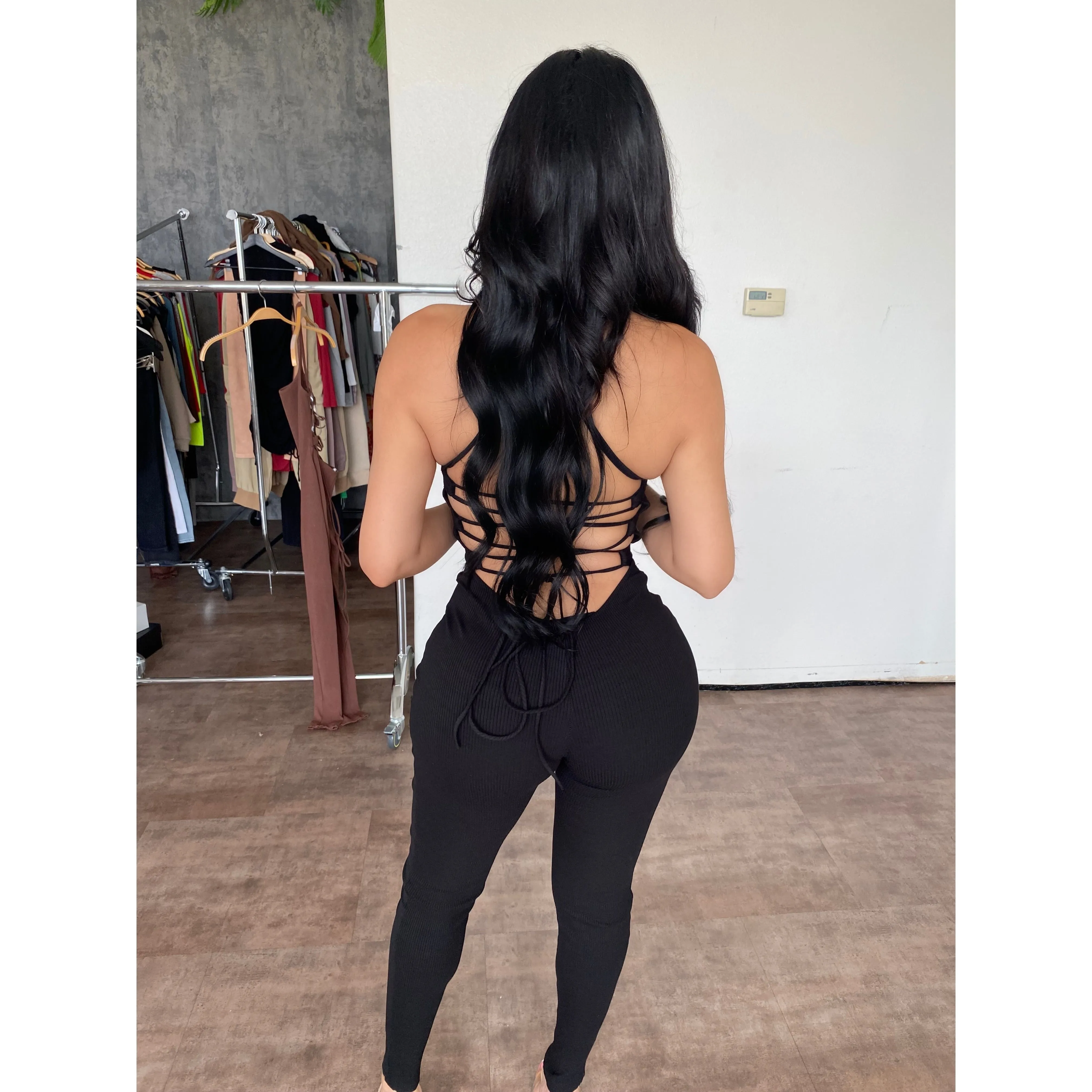 Norda Lace Jumpsuit (Black) sold by OOTDFash product image thumbnail 2