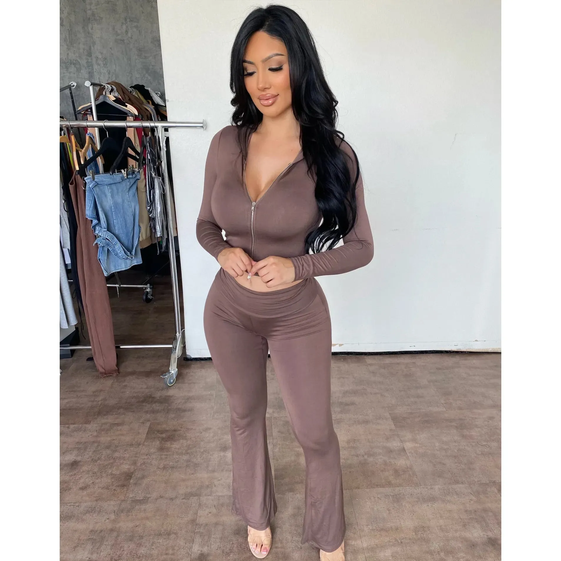 Bianca Matching Sets (Dark Brown) sold by OOTDFash