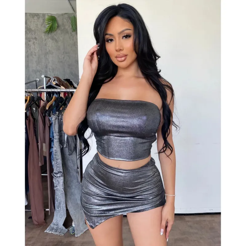 Laya Matching Set (Silver) sold by OOTDFash