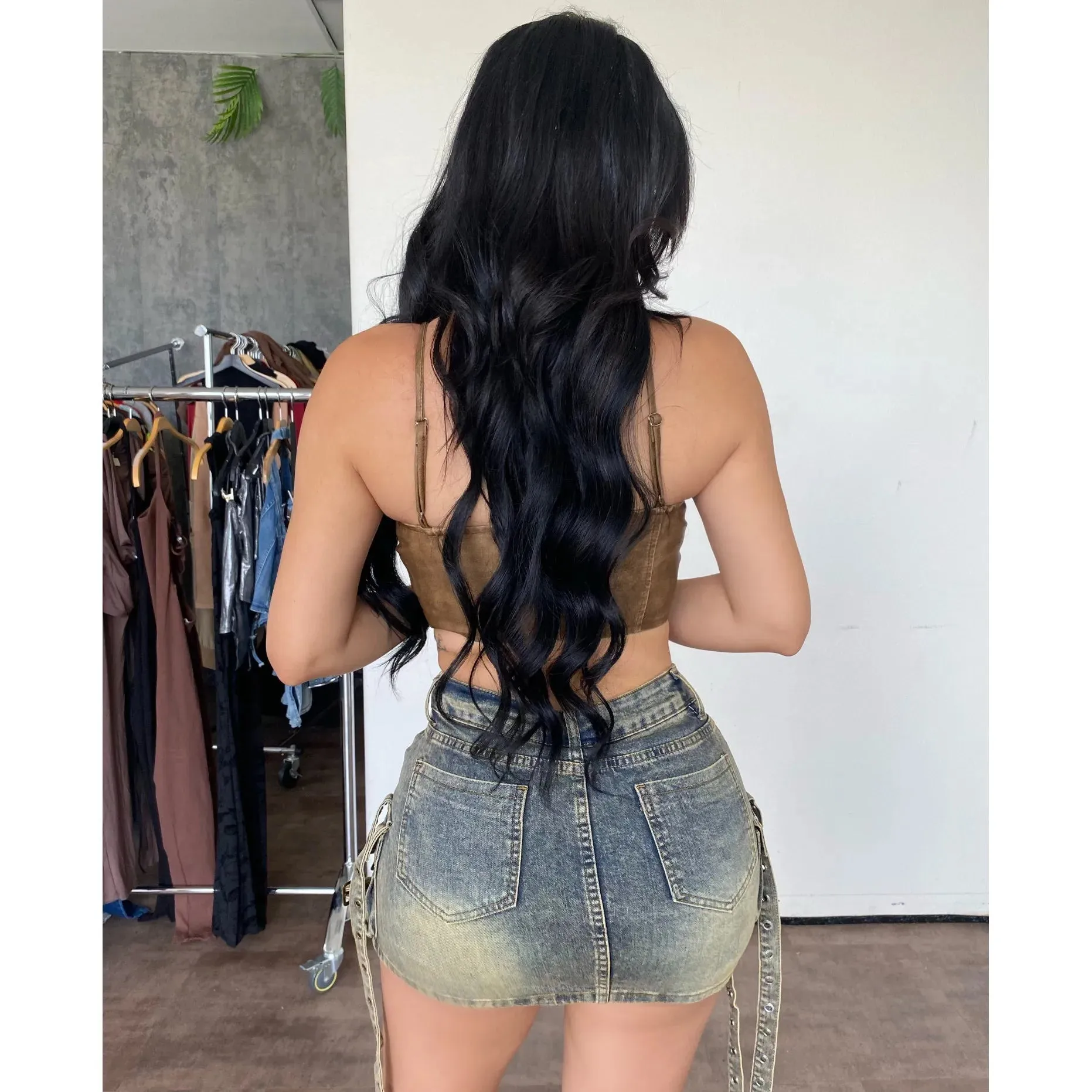 Riley Swade Top (Brown) sold by OOTDFash product image thumbnail 2