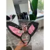 Plush bunny ears (black) sold by OOTDFash