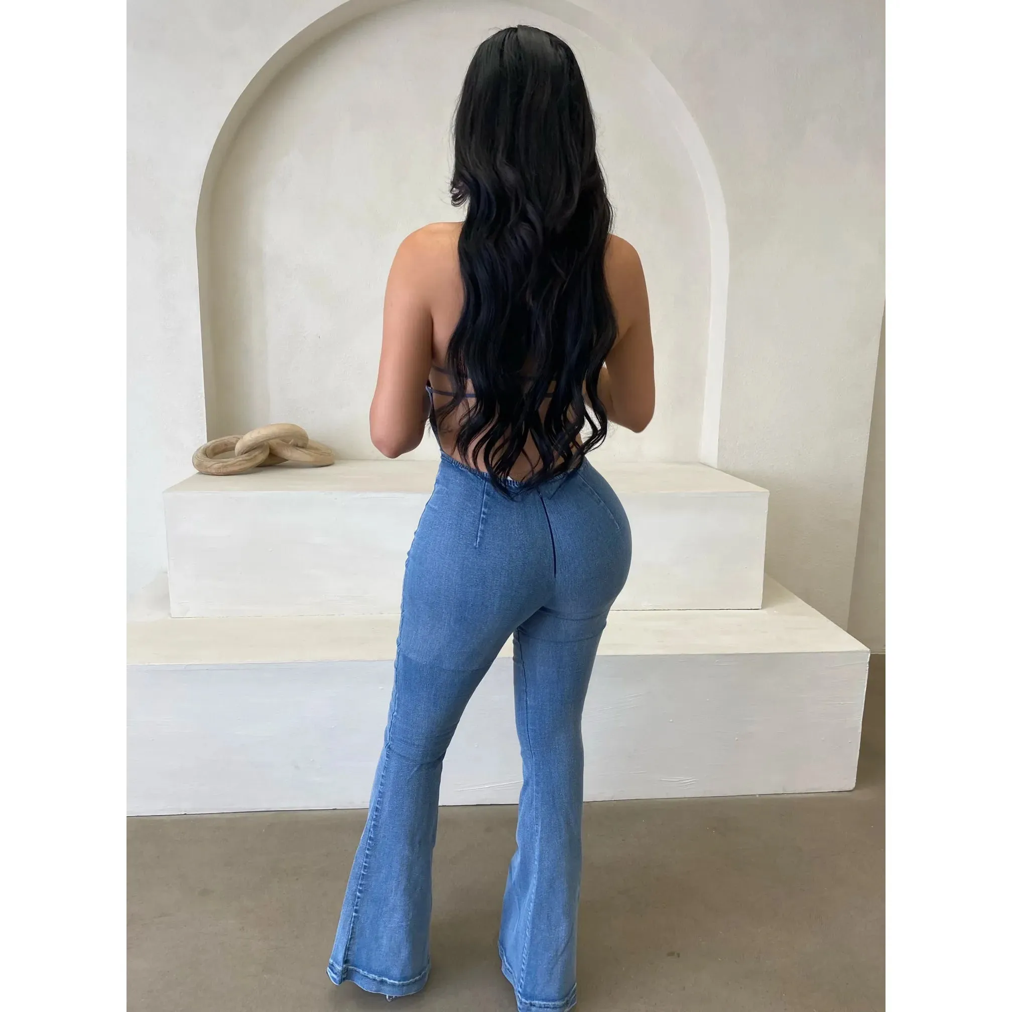 Wendy Jumpsuit (Medium Acid Wash) sold by OOTDFash product image thumbnail 2