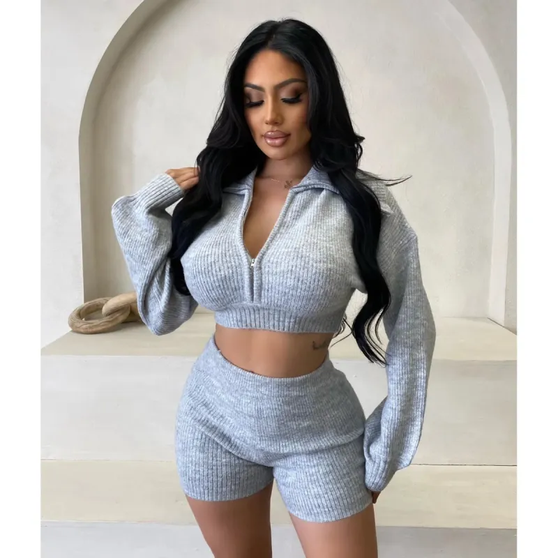 Hailey Set (H Grey) sold by OOTDFash