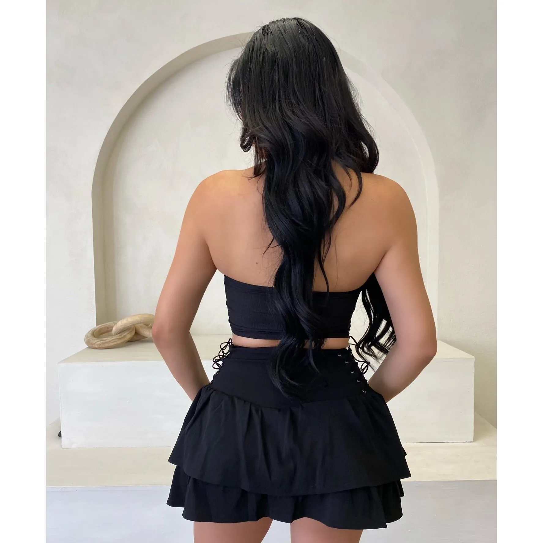 Giana Front Top (Black) sold by OOTDFash product image thumbnail 2