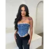 Franny Denim Crop (Denim sold by OOTDFash