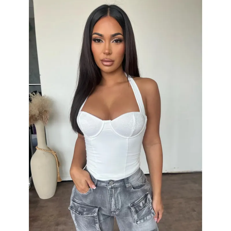 Evelyn Top (White) sold by OOTDFash