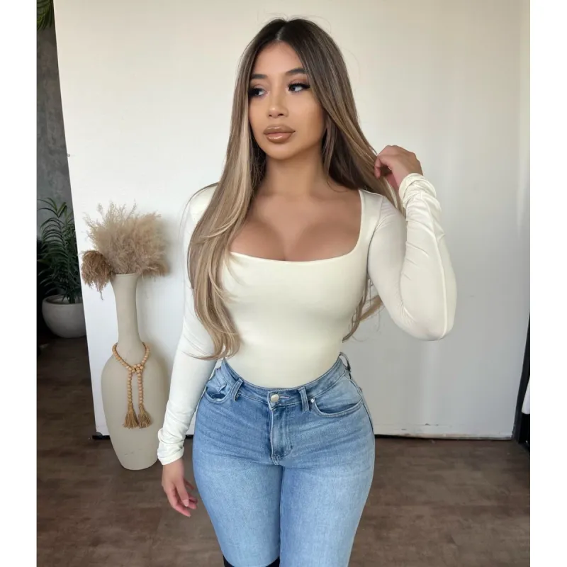 Melena basic Tops (vanilla) sold by OOTDFash