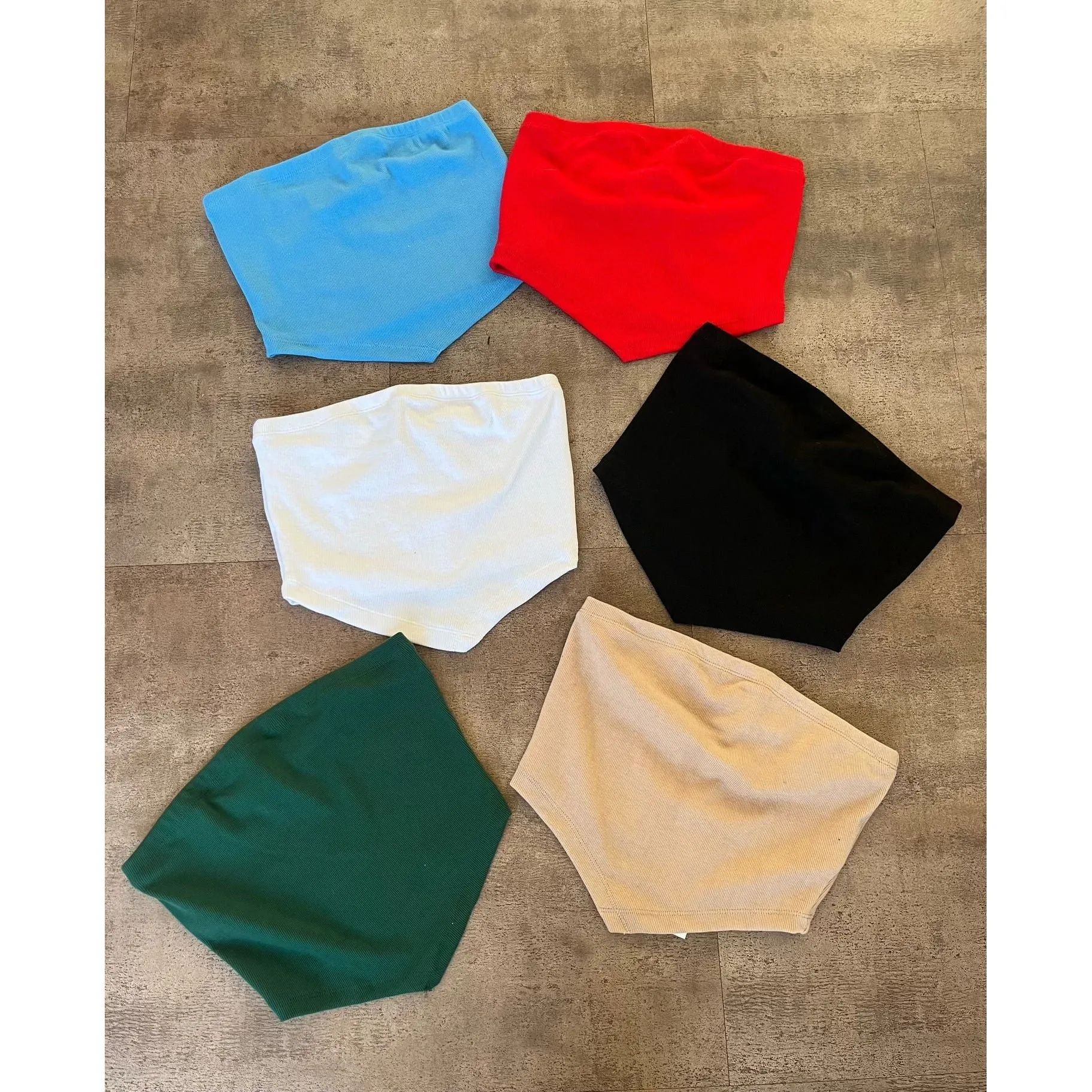 Bella Tube Top (Dark Green) sold by OOTDFash product image thumbnail 2