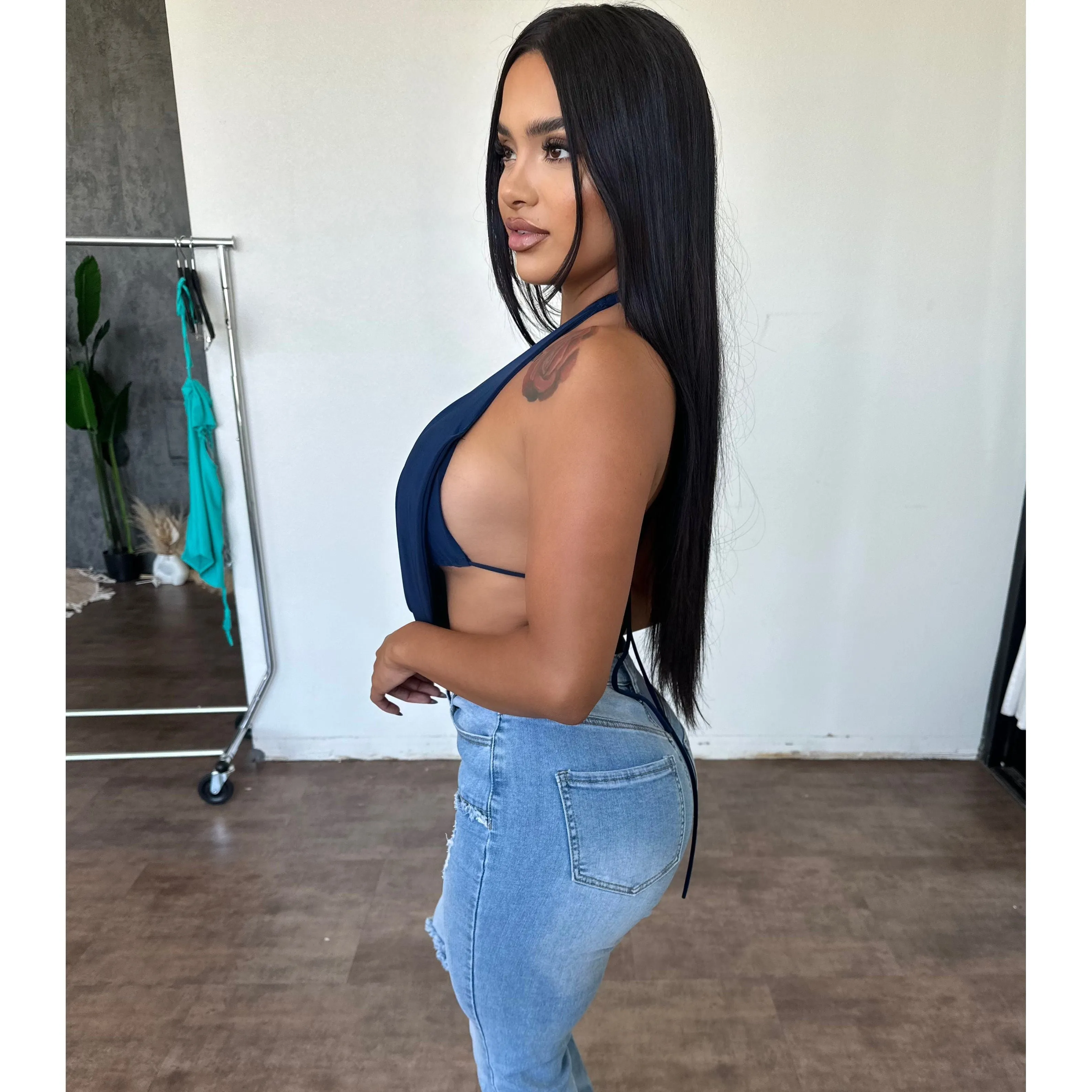 Viviana Top (Navy) sold by OOTDFash product image thumbnail 2