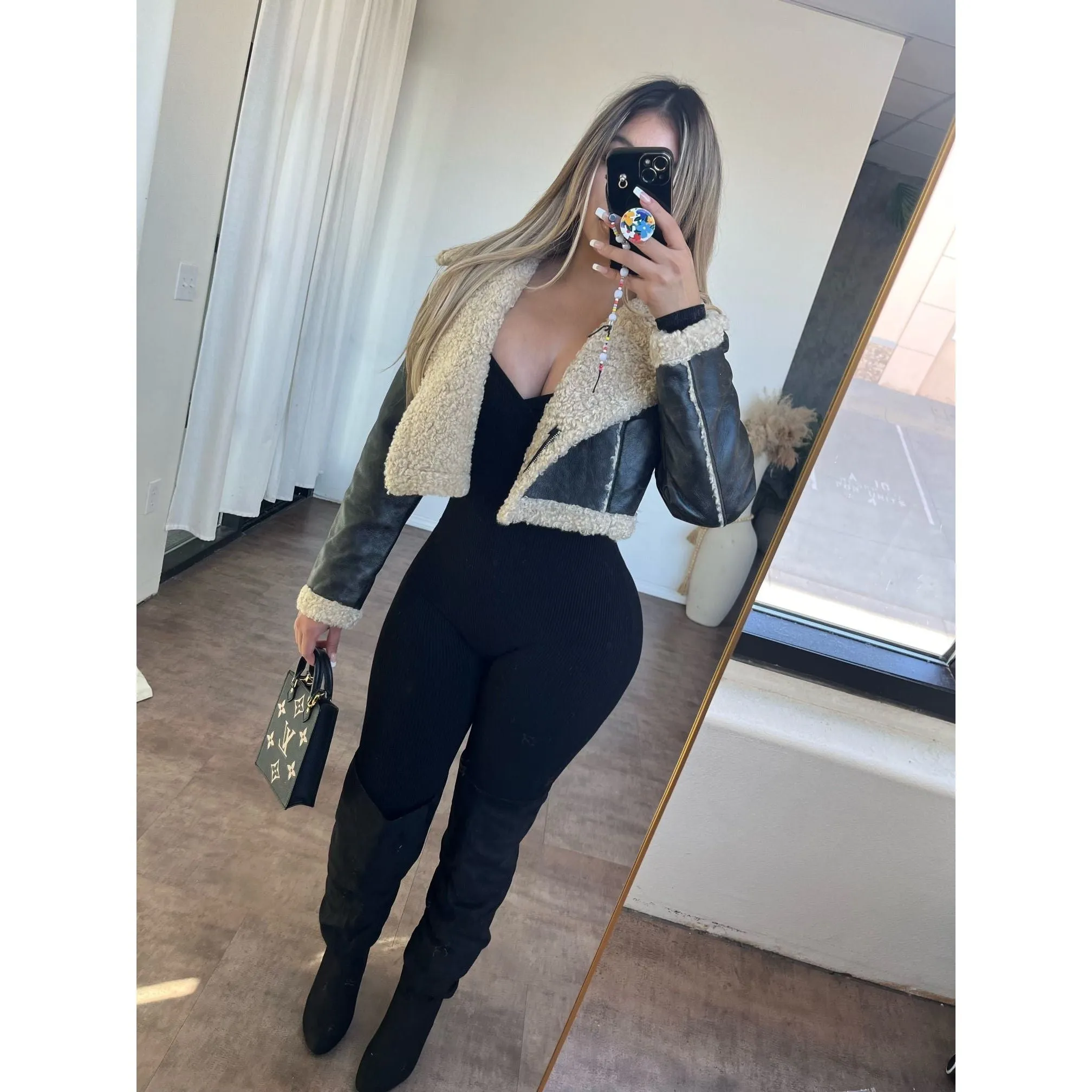 Alondra Jacket (Black-Cream) sold by OOTDFash product image thumbnail 3