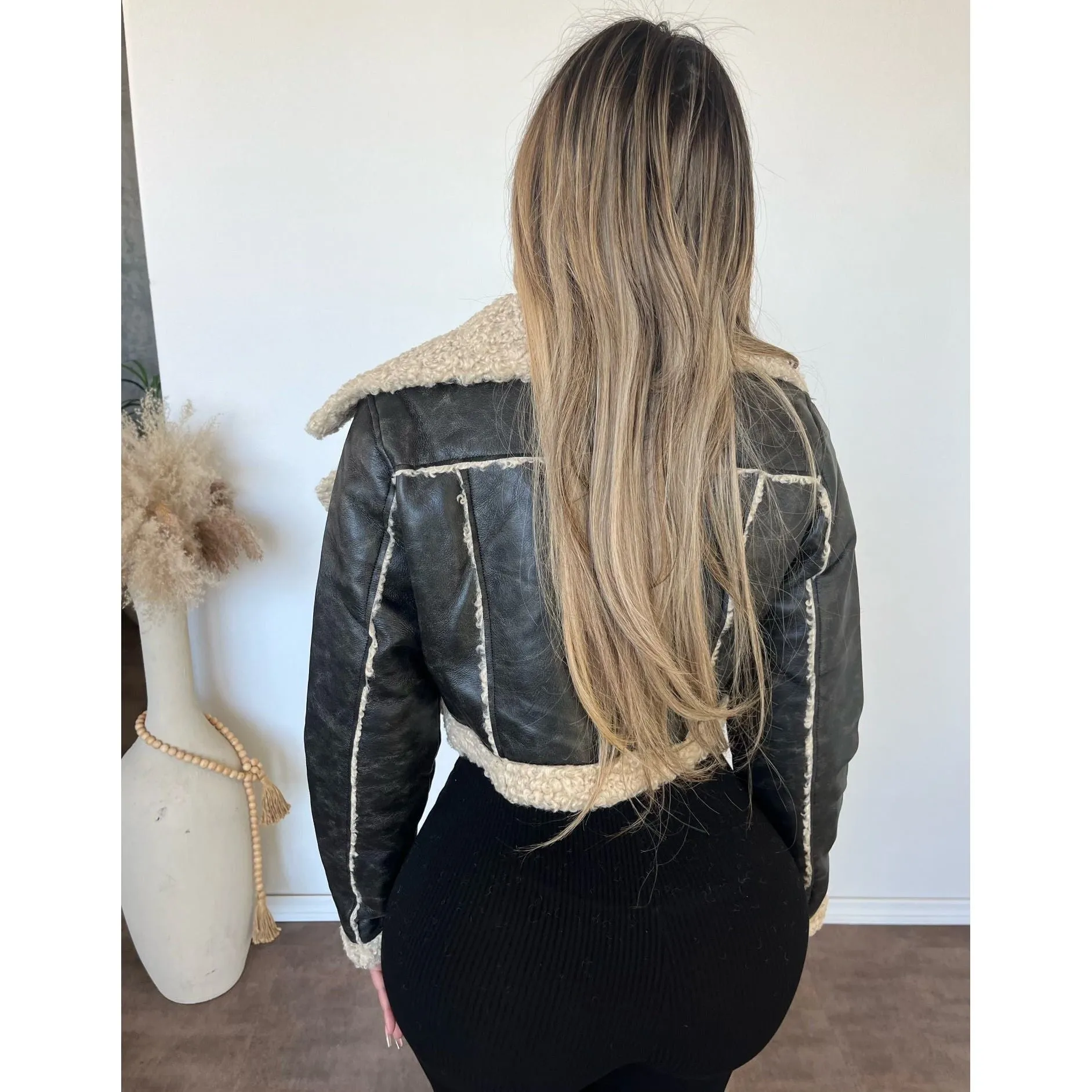 Alondra Jacket (Black-Cream) sold by OOTDFash product image thumbnail 2