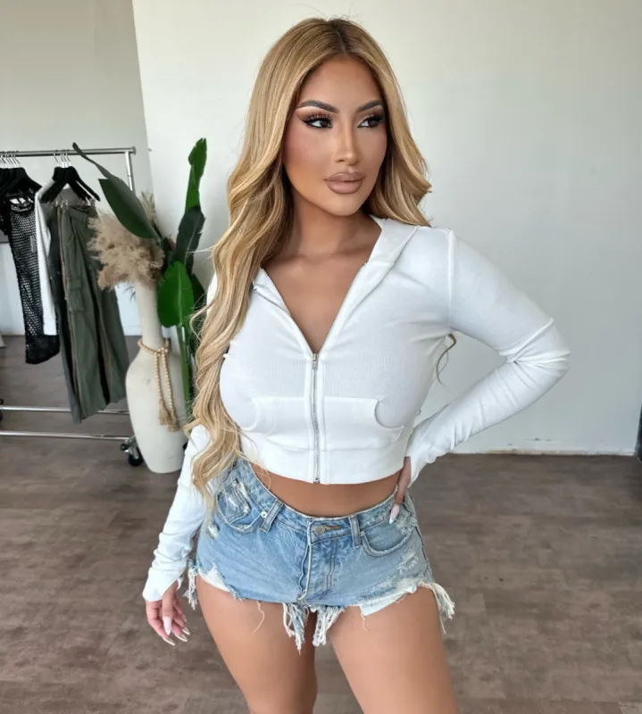 Nadie Sweatshirt (Off White) sold by OOTDFash