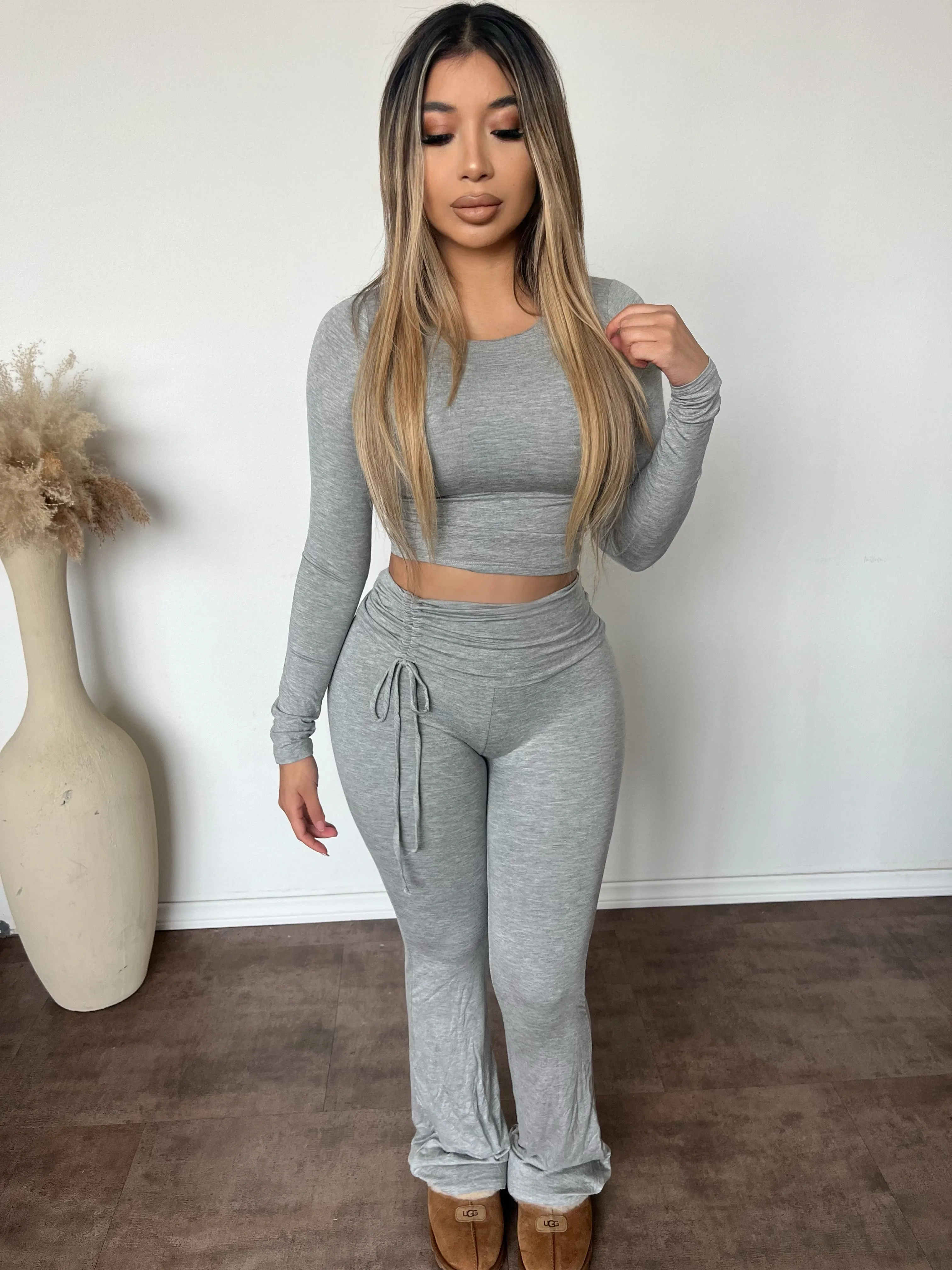 Rayleen Matching Set (H Grey) sold by OOTDFash