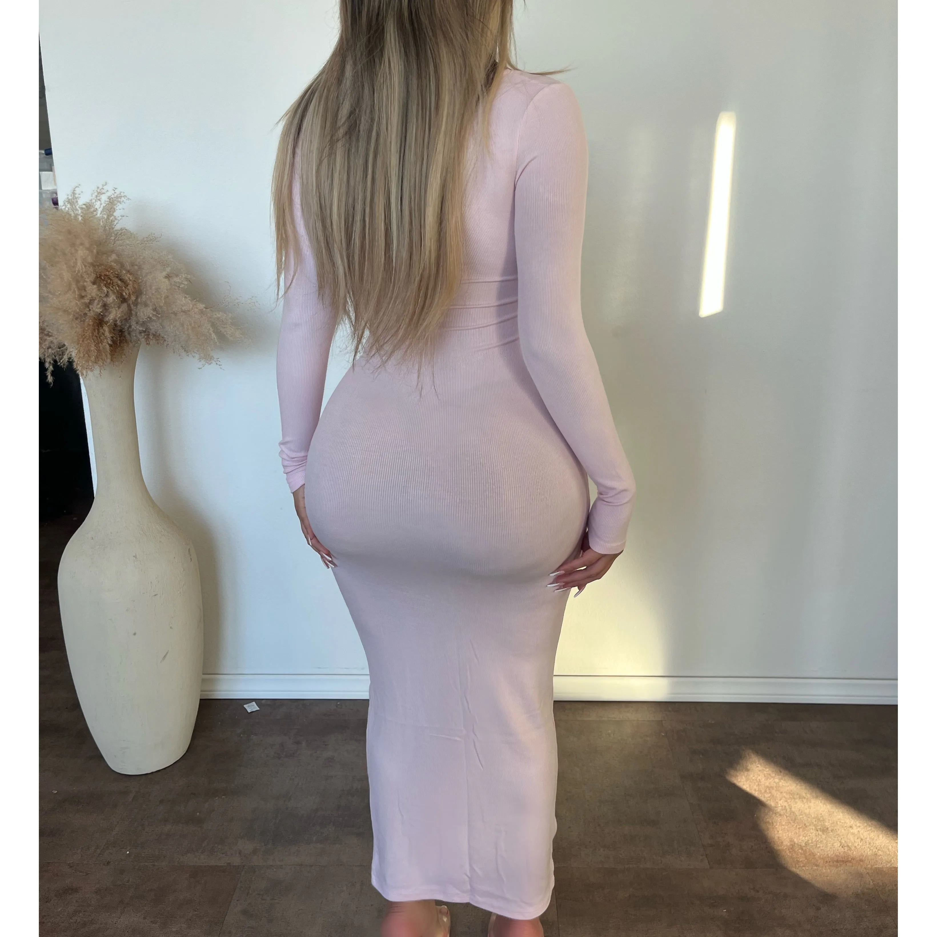 Jacky Long Sleeve Dress (Cherry Blossom) sold by OOTDFash product image thumbnail 2