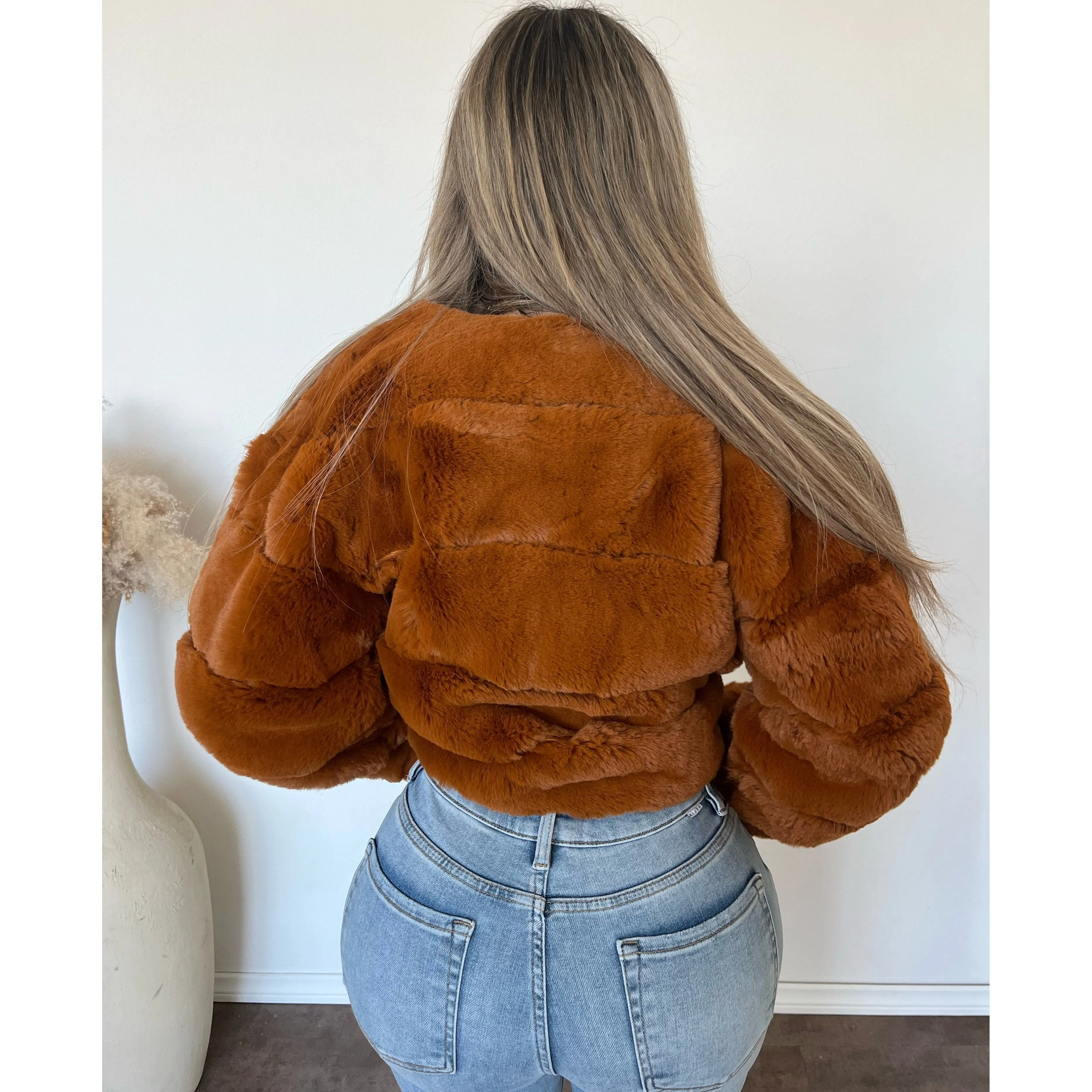 Iris Crop jacket (Mocha) sold by OOTDFash product image thumbnail 2