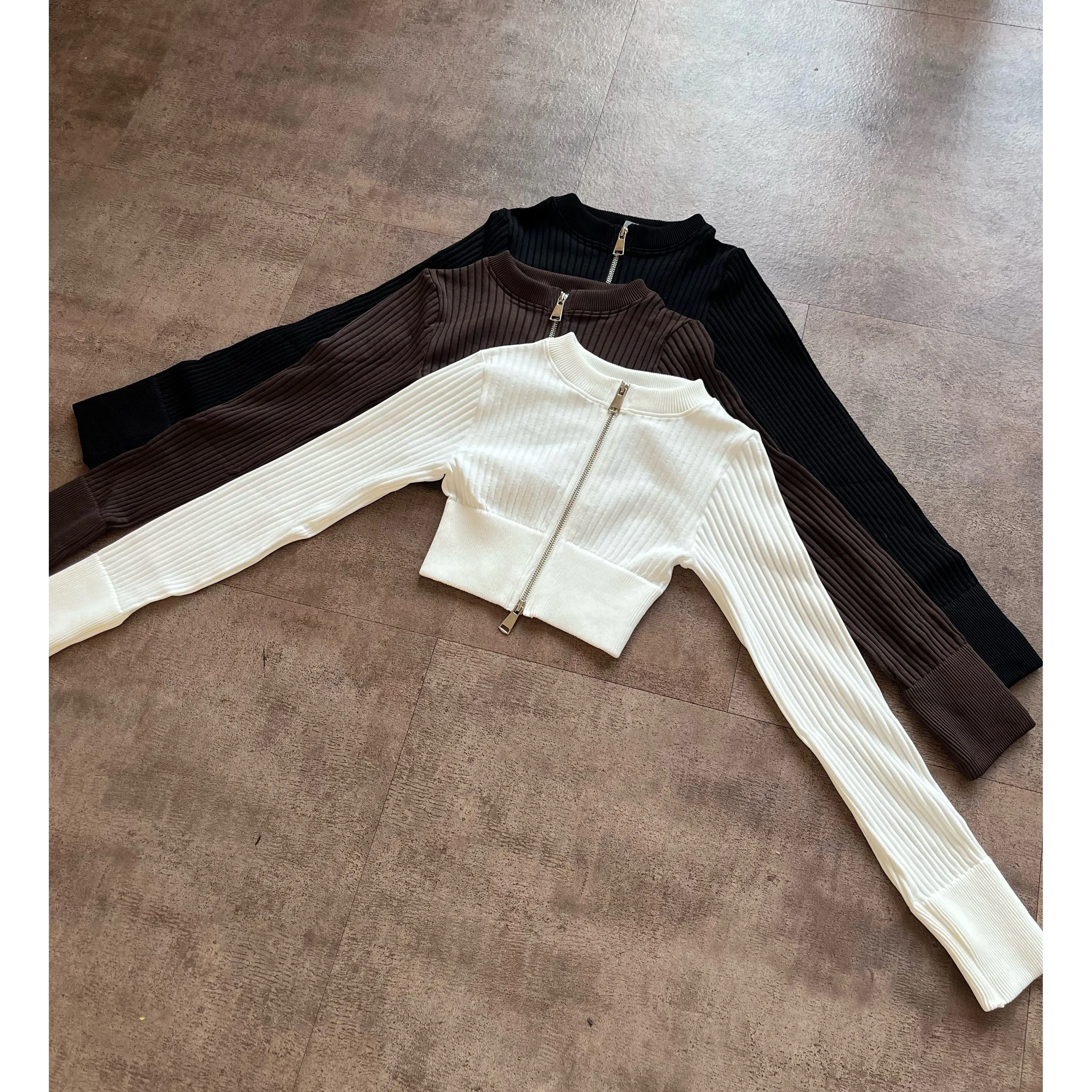 Melly Long Sleeve Jacket (Espresso) sold by OOTDFash product image thumbnail 2