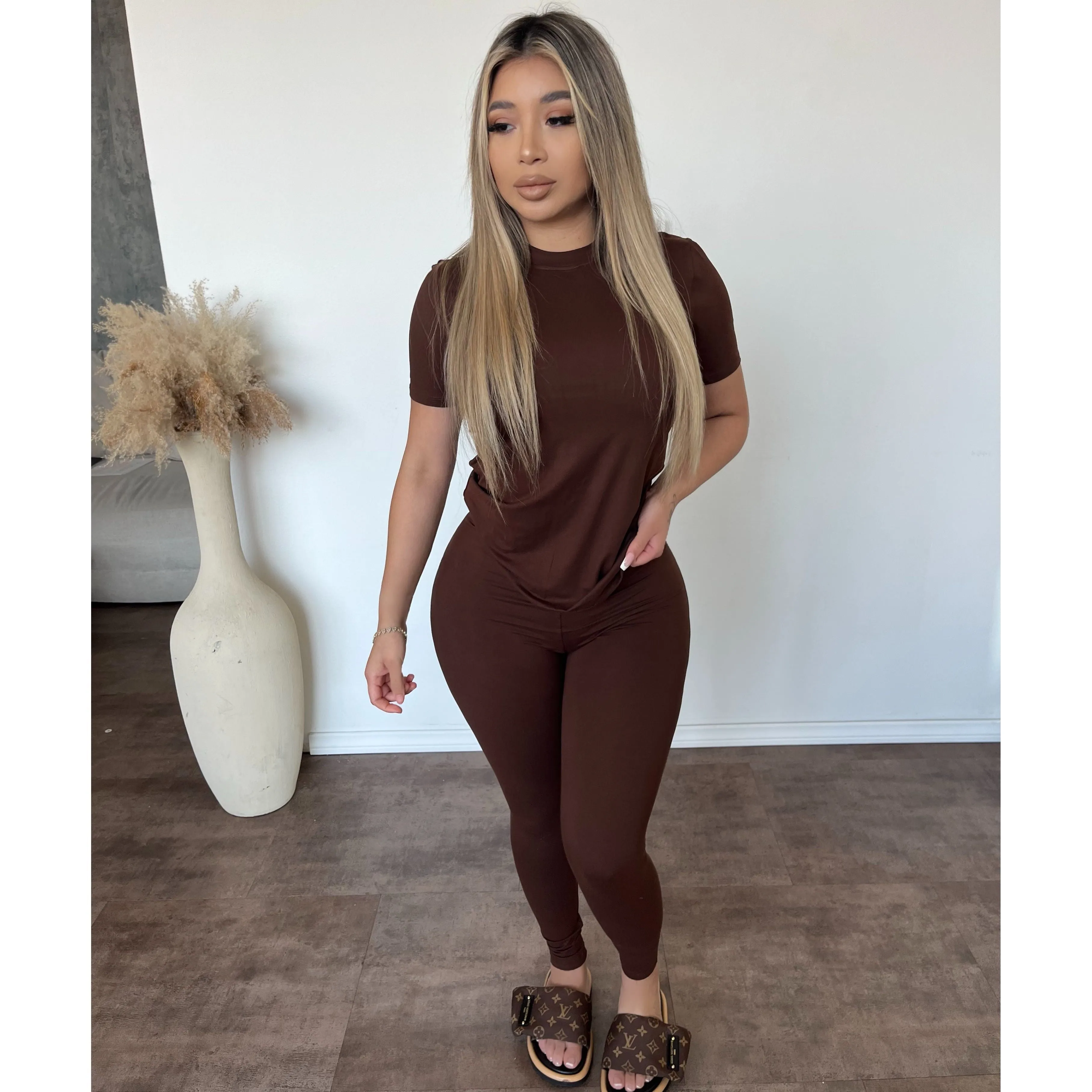 Jackie Matching Set (Espresso) sold by OOTDFash