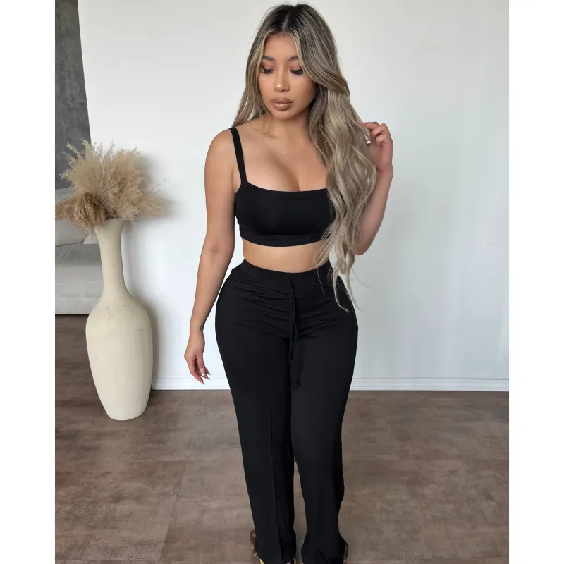 Tammy Matching Set (Black) sold by OOTDFash