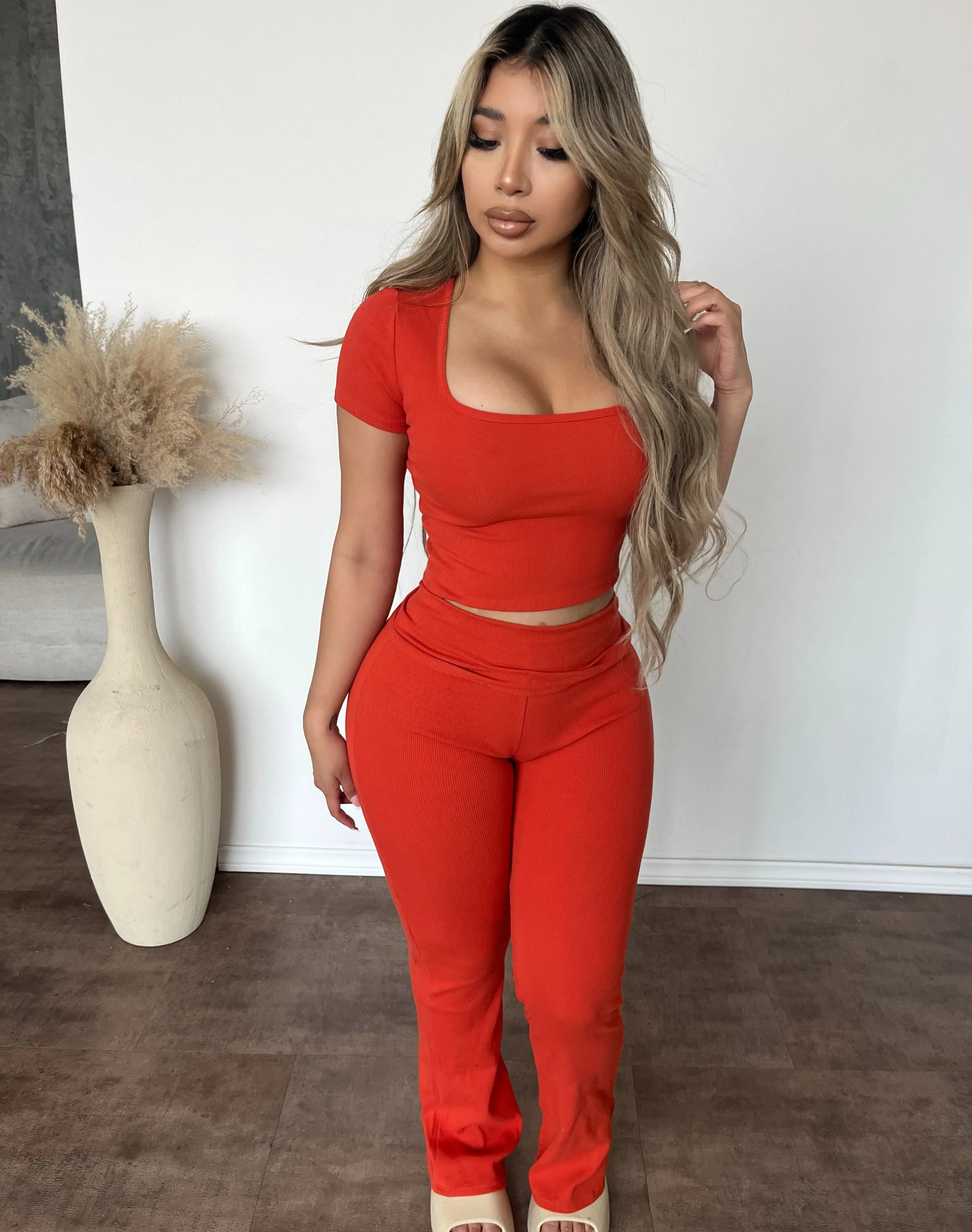 Val's Matching Set (Rust Bright) sold by OOTDFash