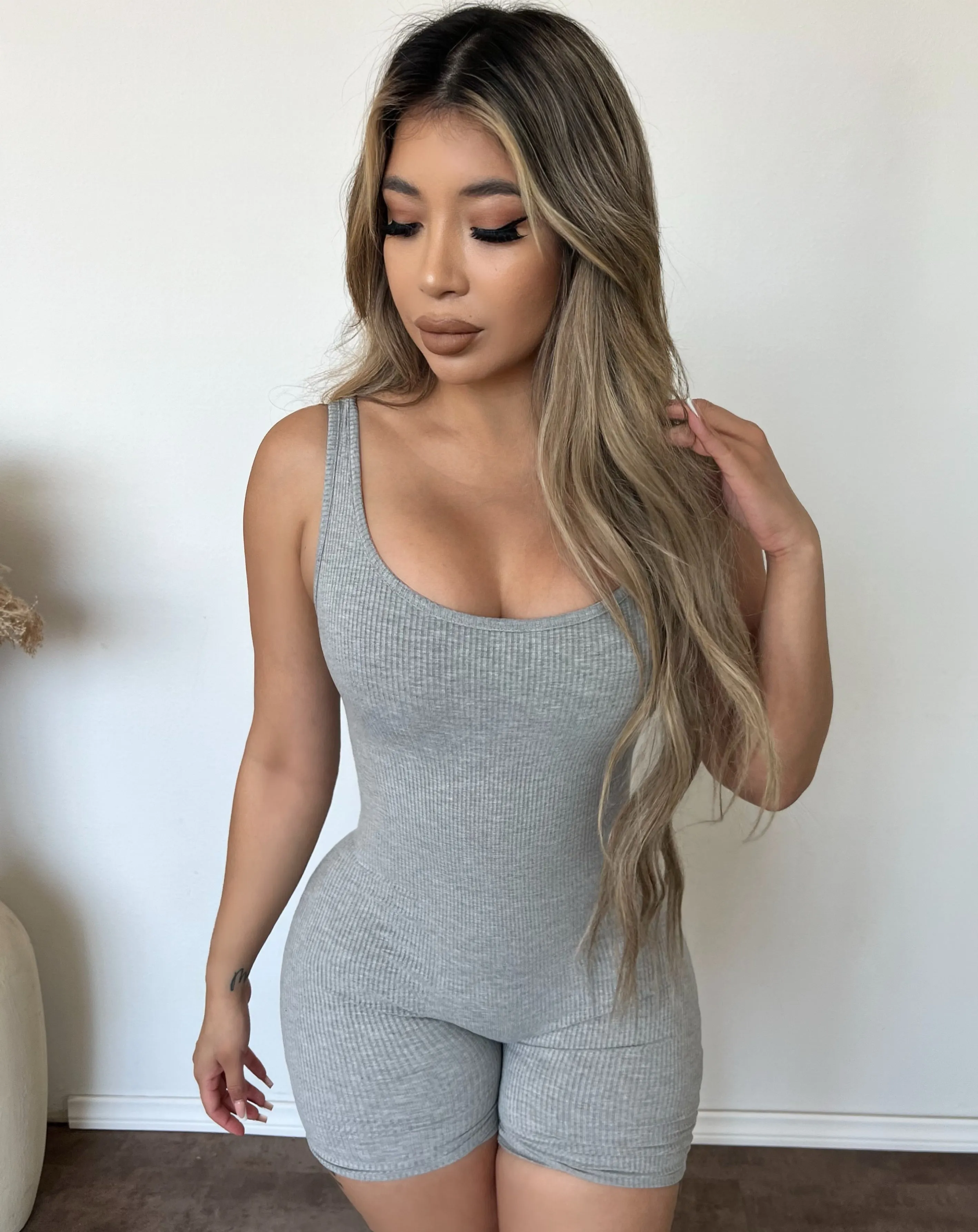 Amber Jumpsuit (H Grey) sold by OOTDFash