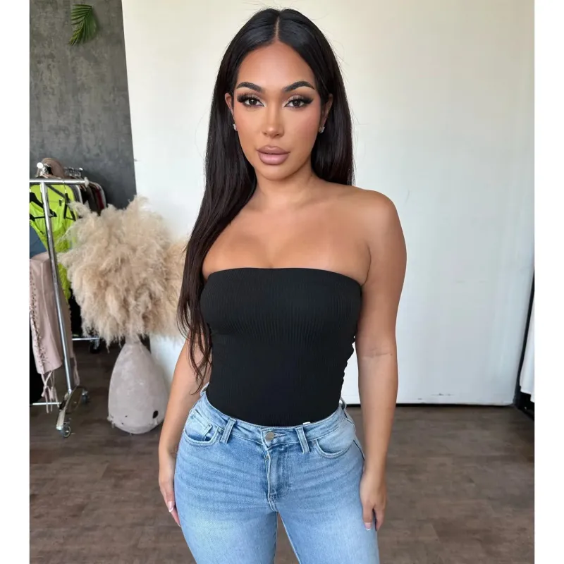 Catherine Bodysuit (Black) sold by OOTDFash