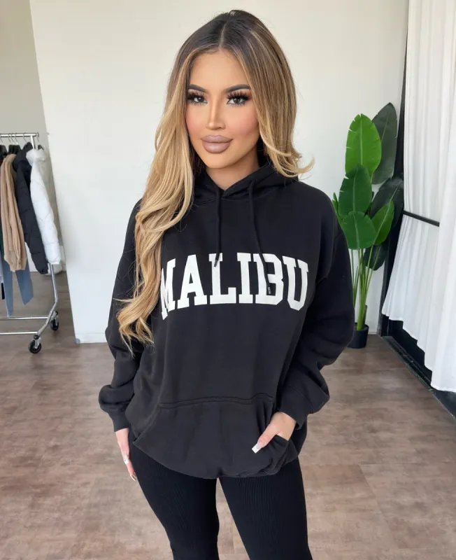 Drea Malibu Hoodie(Black) sold by OOTDFash