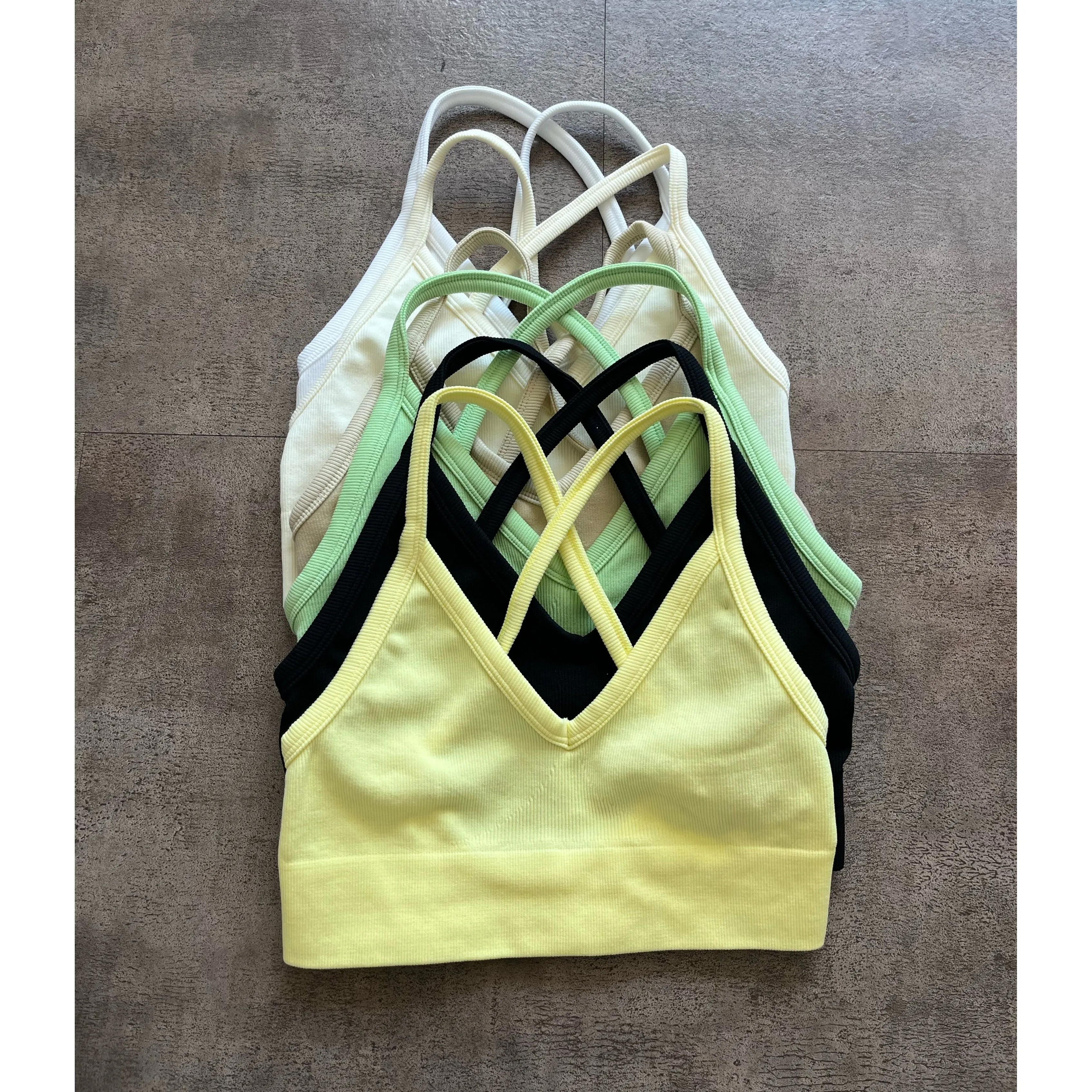 Tammy Ribbed Scoop Crop Top (Ultra Mint) sold by OOTDFash product image thumbnail 2