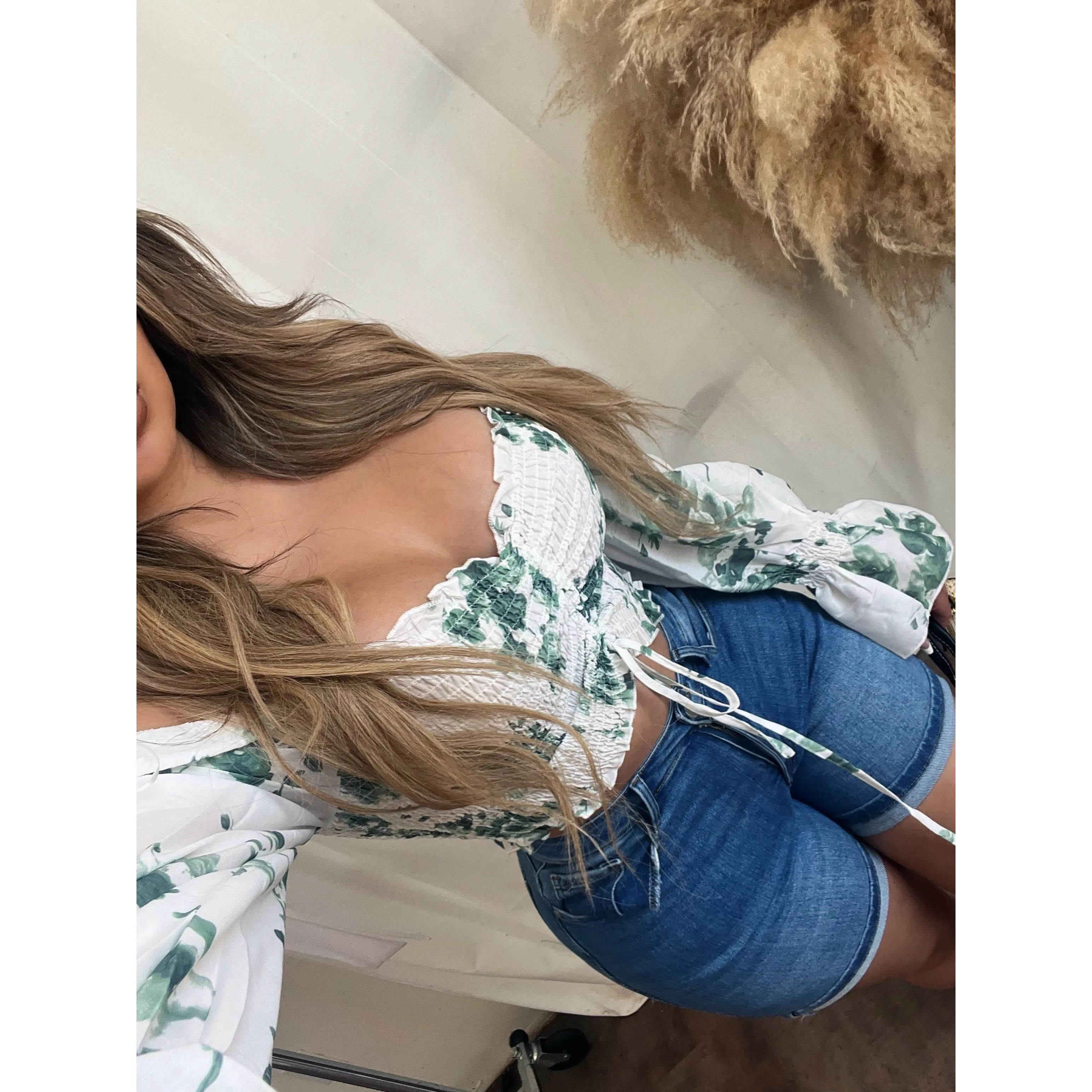 Cynthia Stretched Snatched Shorts (Medium Blue) sold by OOTDFash product image thumbnail 3