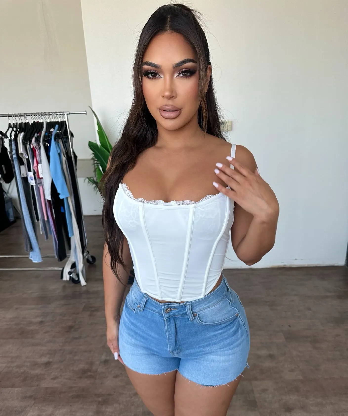 Jacquelyn Corset Top (White) sold by OOTDFash