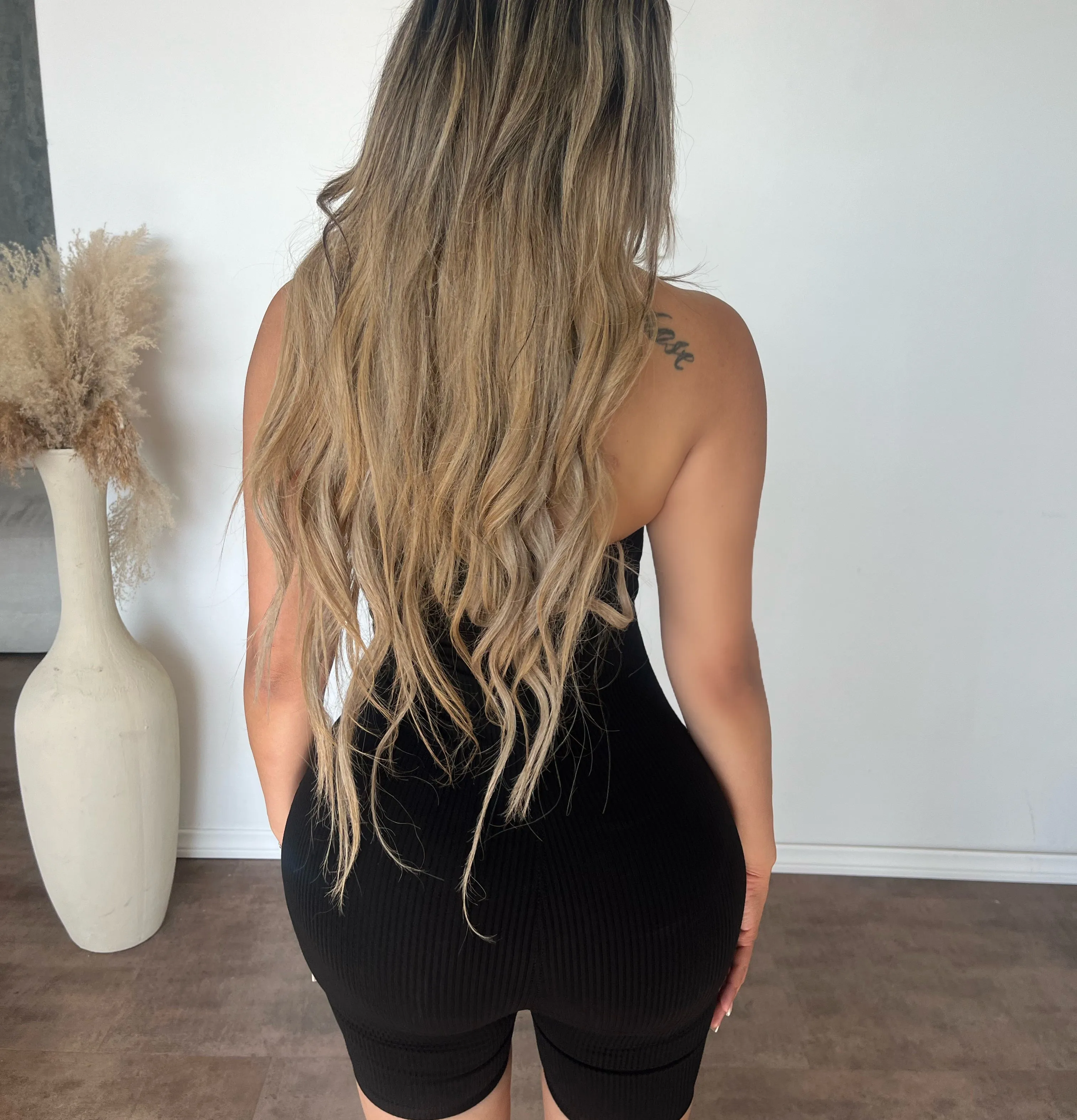 Rena Tube Top Romper (Black) sold by OOTDFash product image thumbnail 2