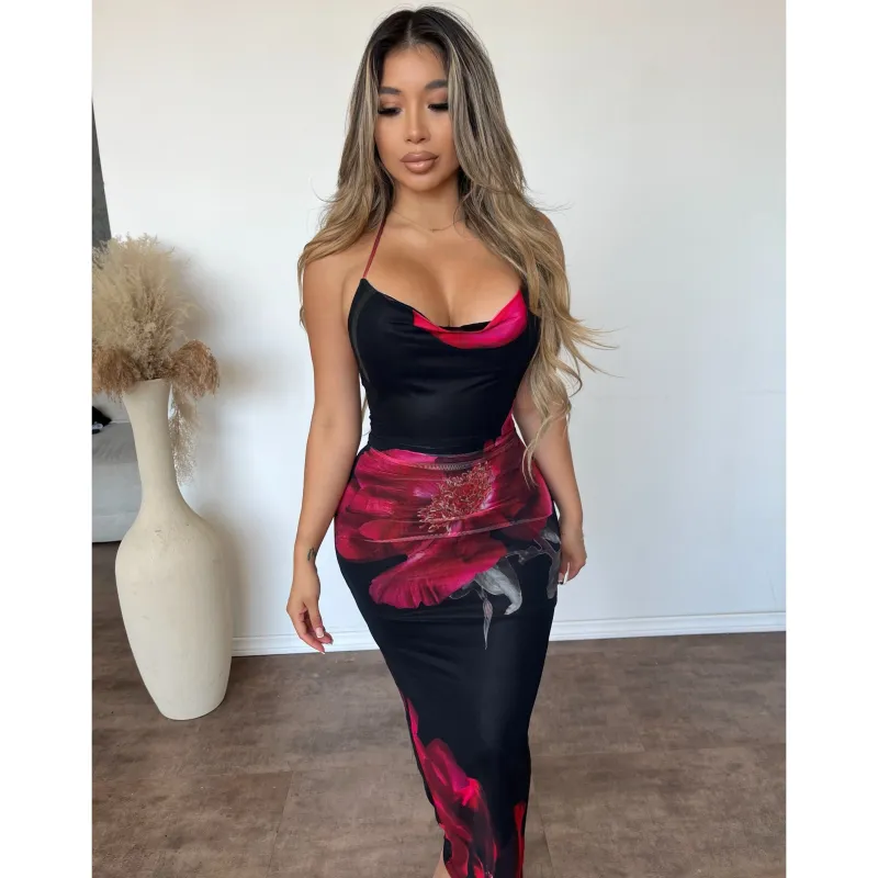 Jenna Mesh Dress (Black) sold by OOTDFash