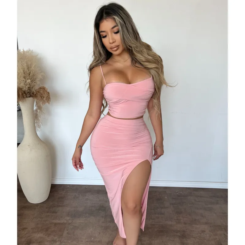 Cami 2 Piece Dress Set (Blush) sold by OOTDFash